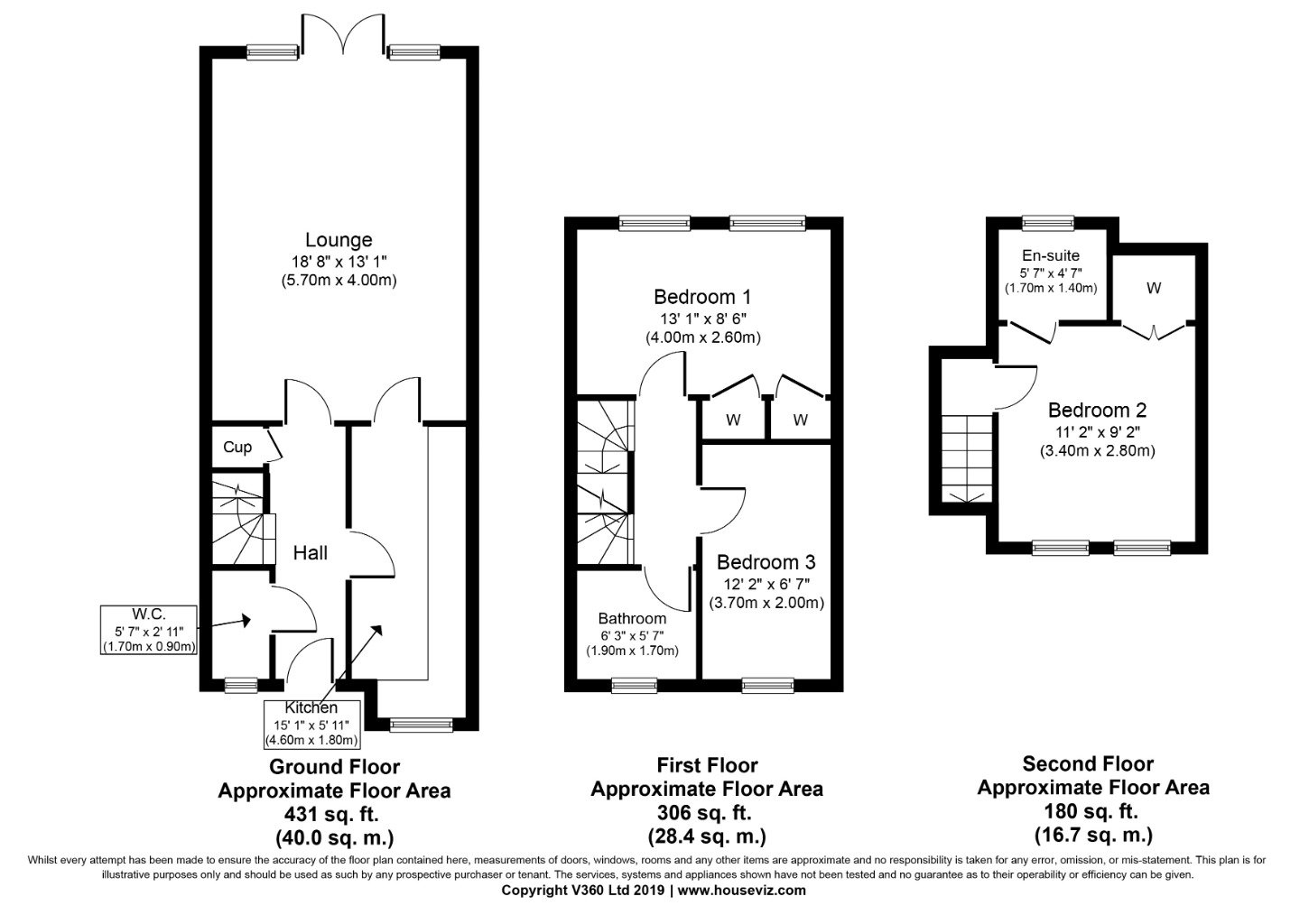 90a, Kings Hedges Road, Cambs floorplan
