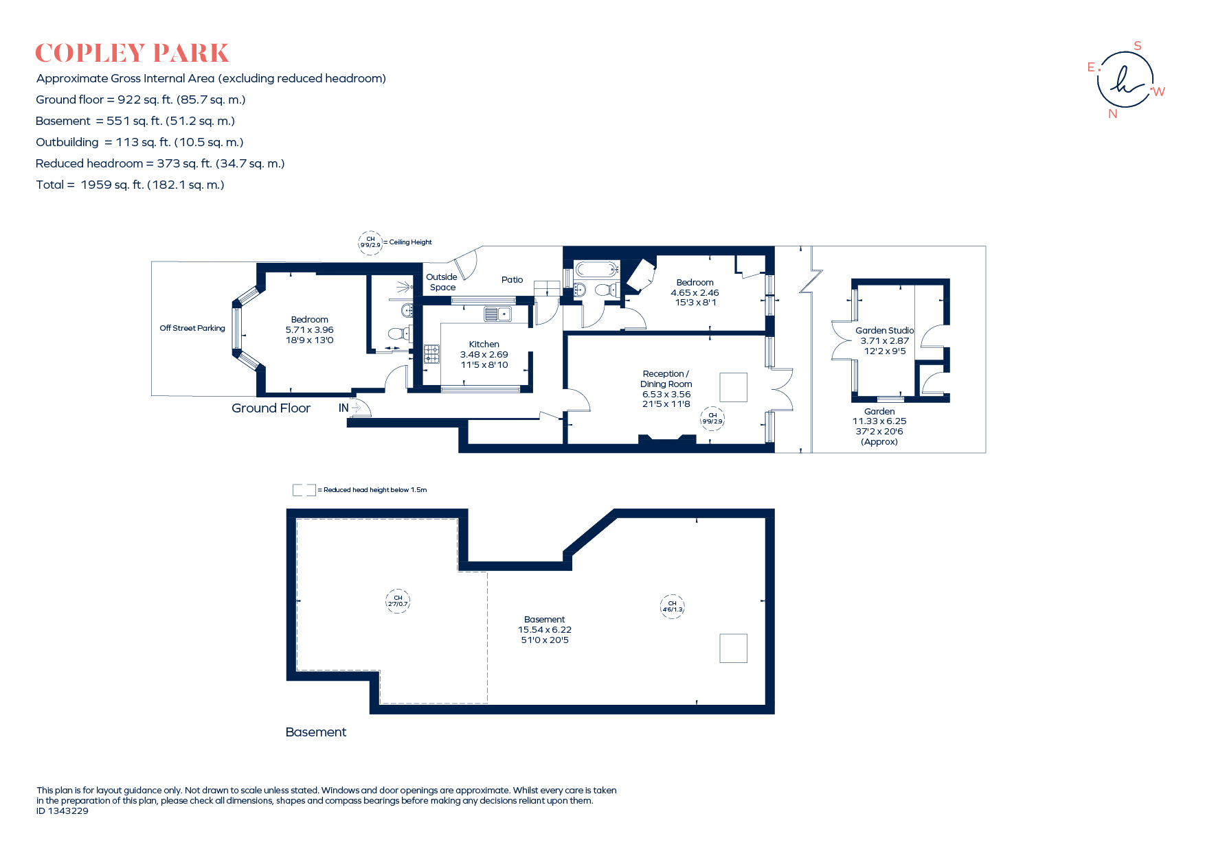 Copley Park, London floorplan
