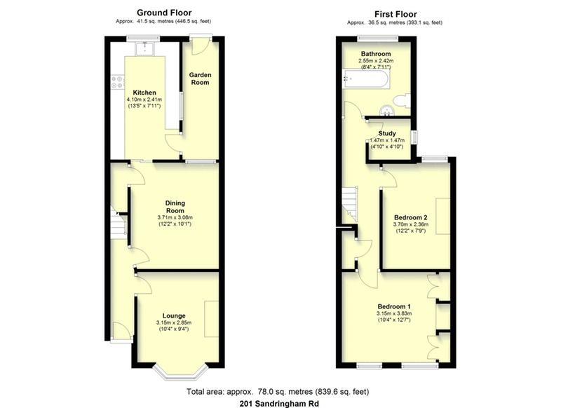 201, Sandringham Road, Watford floorplan