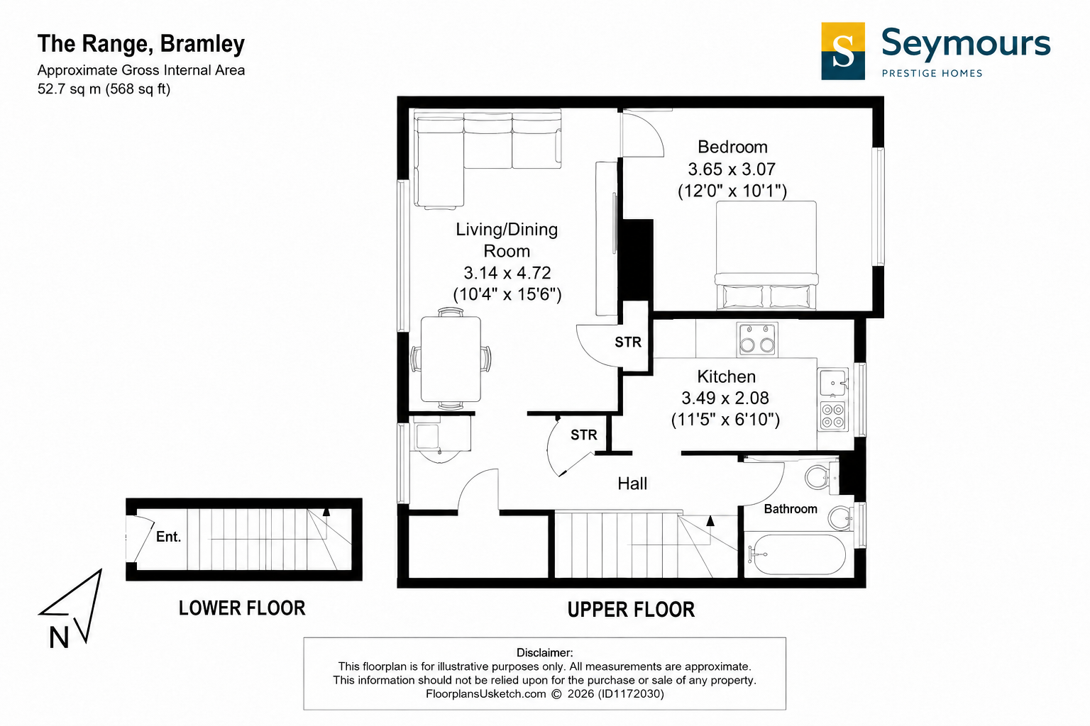 12, The Range, Guildford floorplan