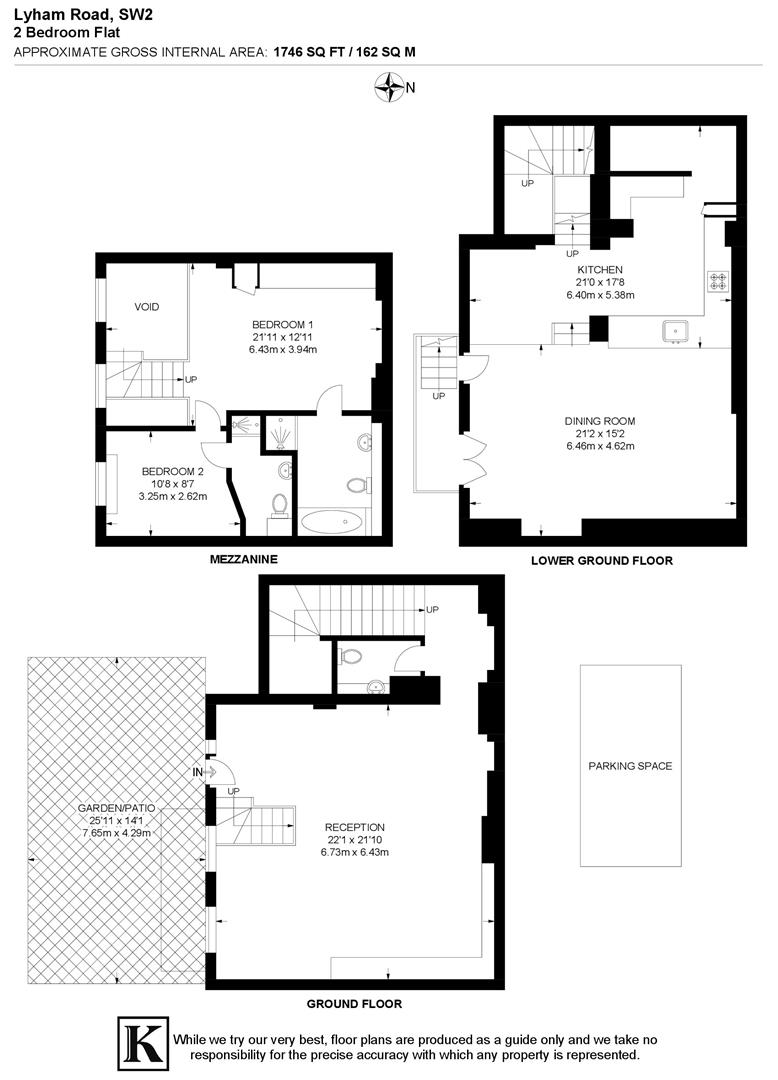 Flat 3, Park Lofts, 63, Lyham Road, London floorplan