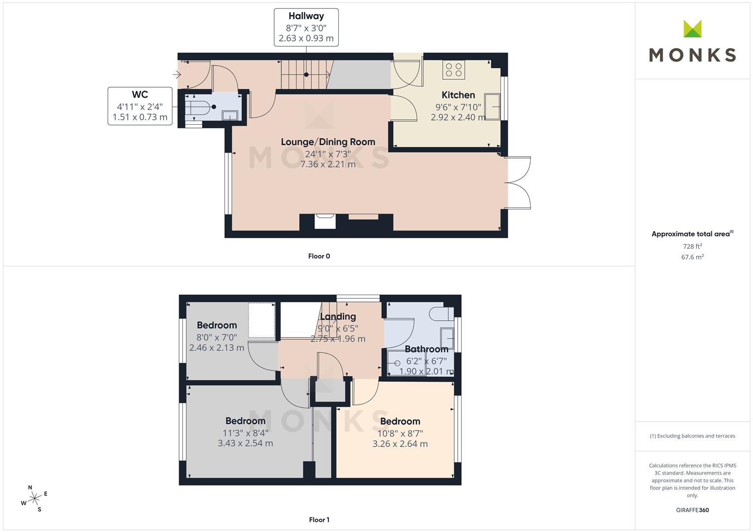 40, Ash Lea, Shrewsbury floorplan