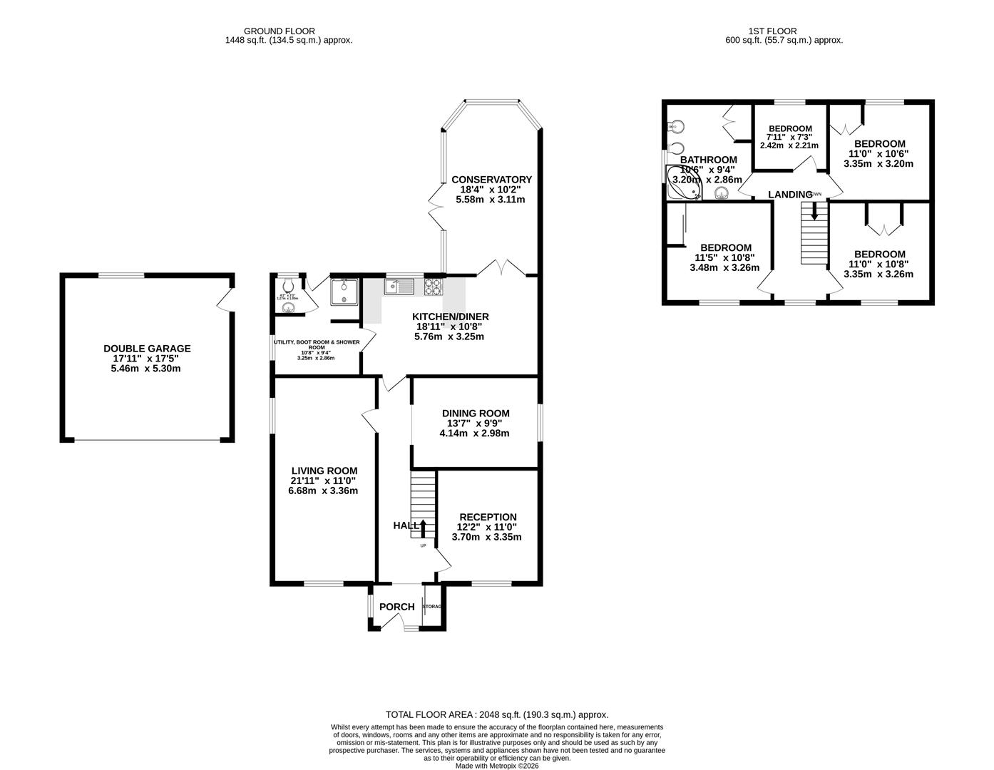 270, Church Road, Bristol floorplan