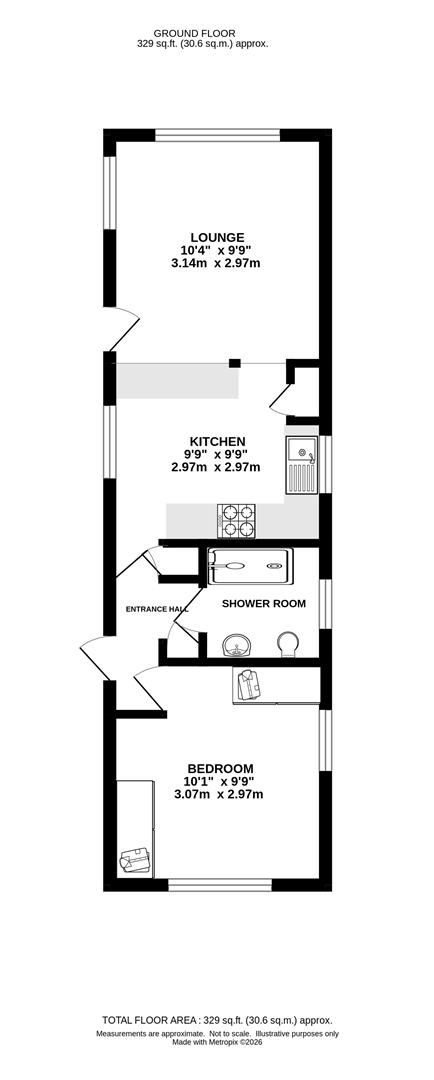 7 Elm Court Park, Chelmsford Road, Ingatestone floorplan
