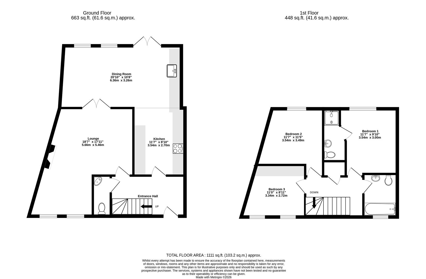 6, Armstrong Way, York floorplan