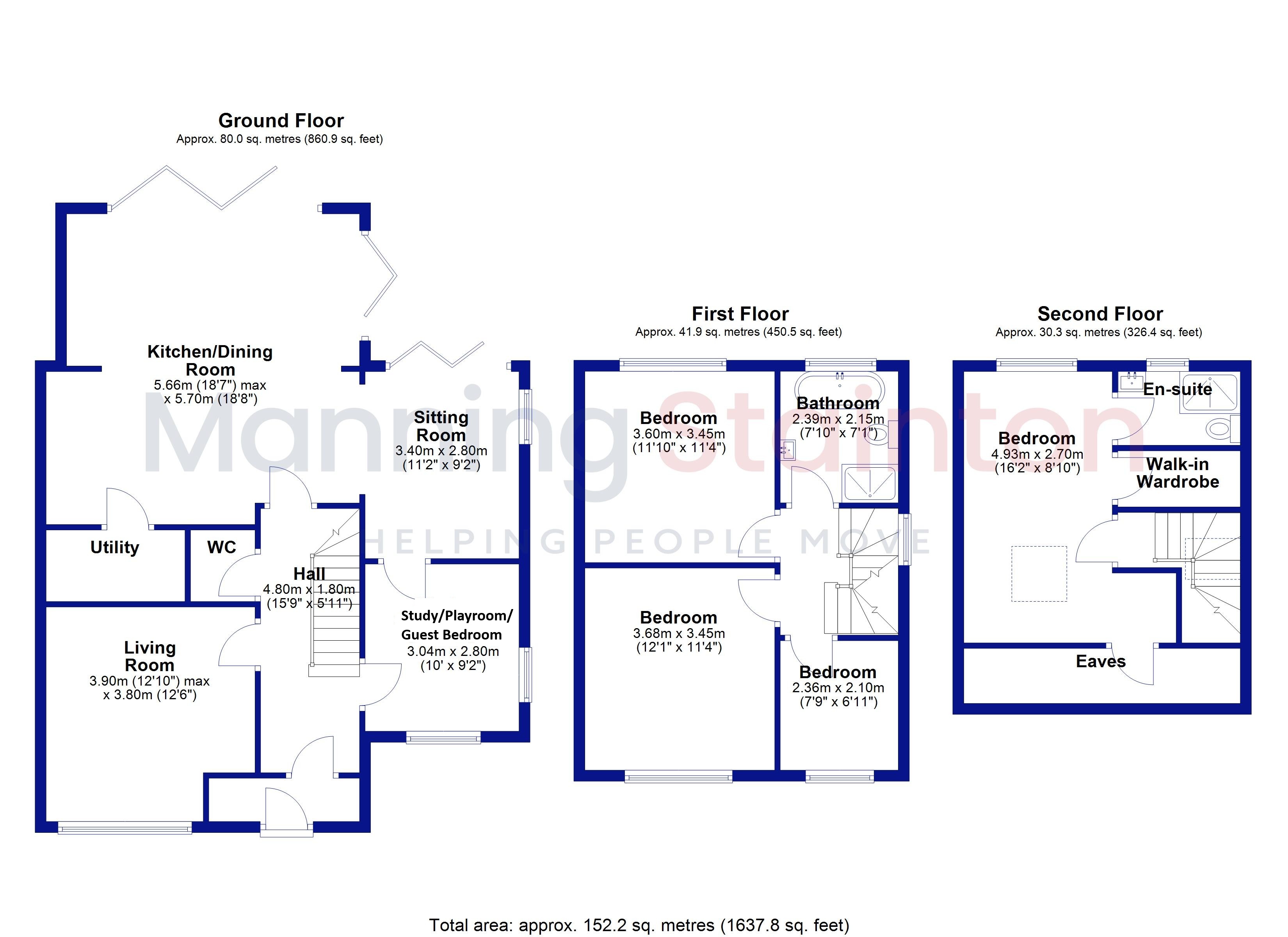 16, East Moor Crescent, Leeds floorplan