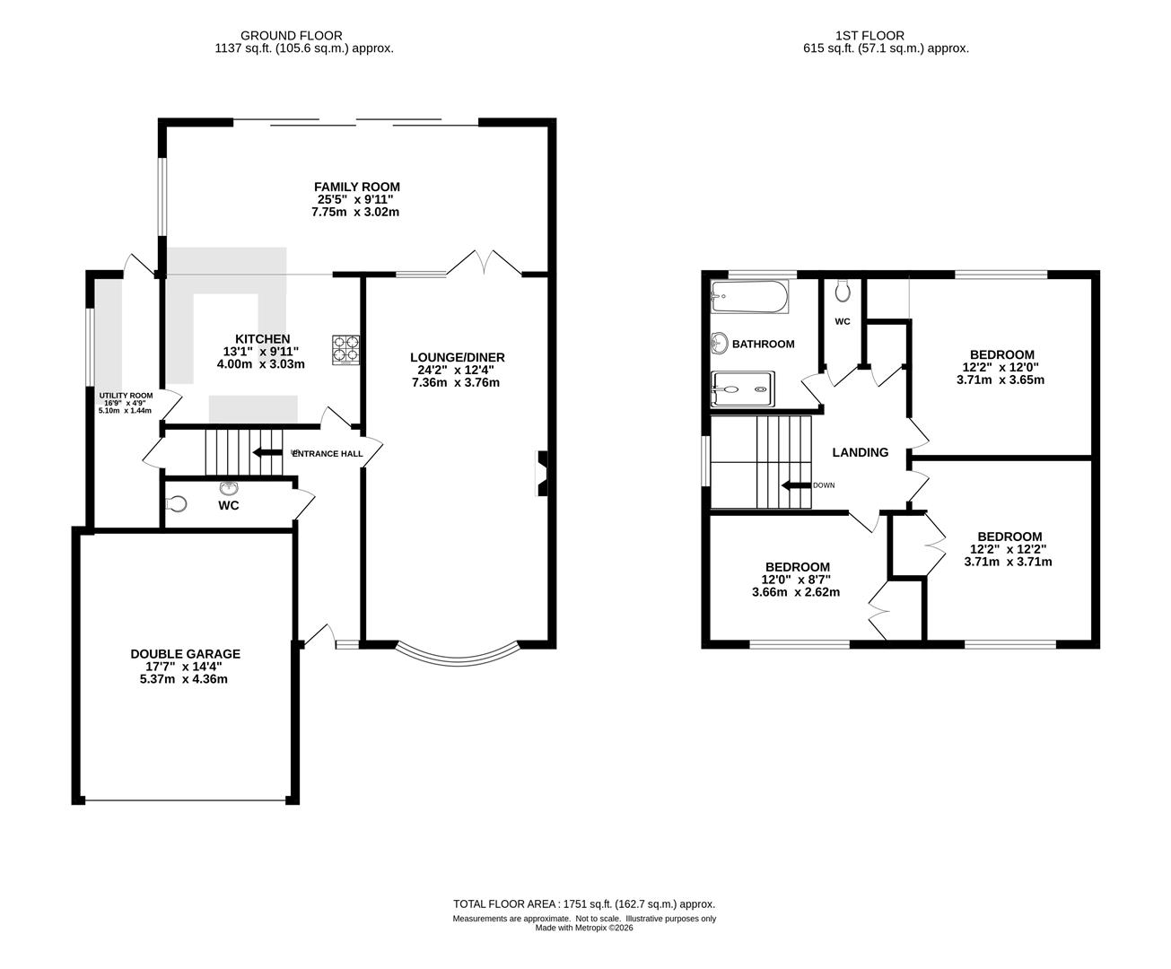 Maityme, Wyatts Green Road, Brentwood floorplan