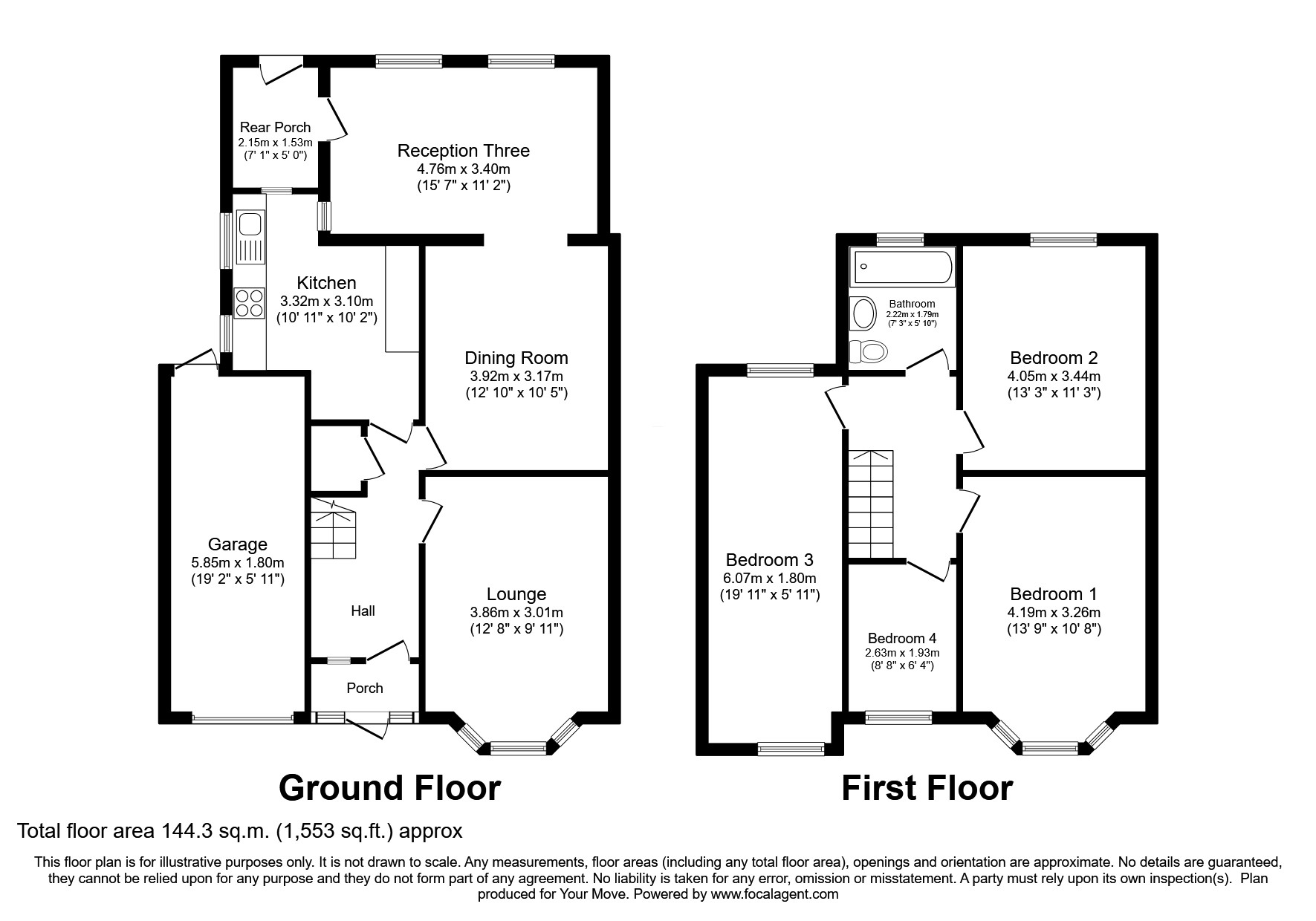 29, Sedgley Road, Staffordshire floorplan
