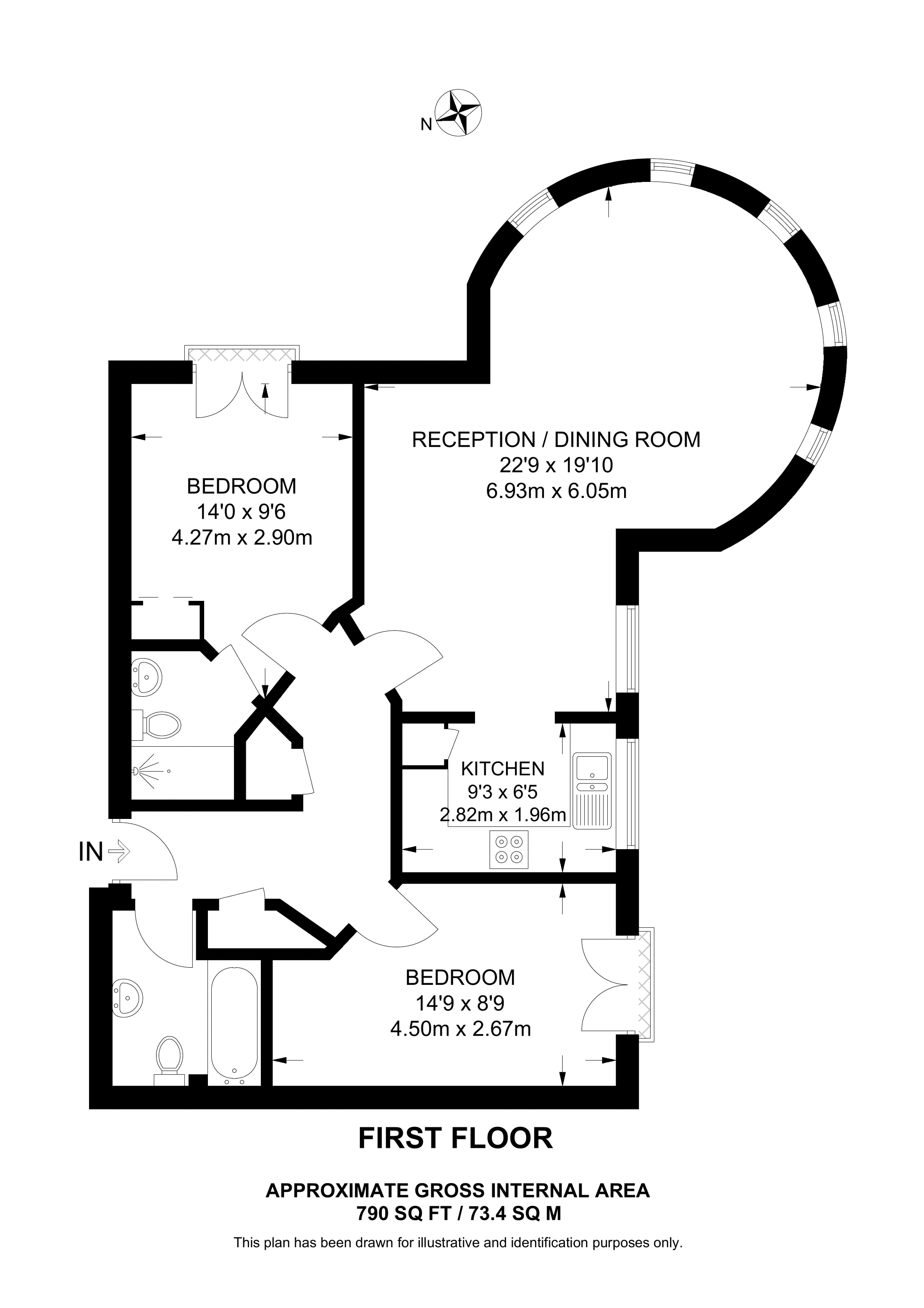 Monkey Island Lane, Bray floorplan