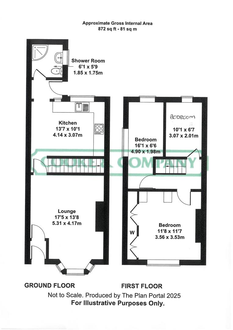 85, Windermere Road, Leigh floorplan