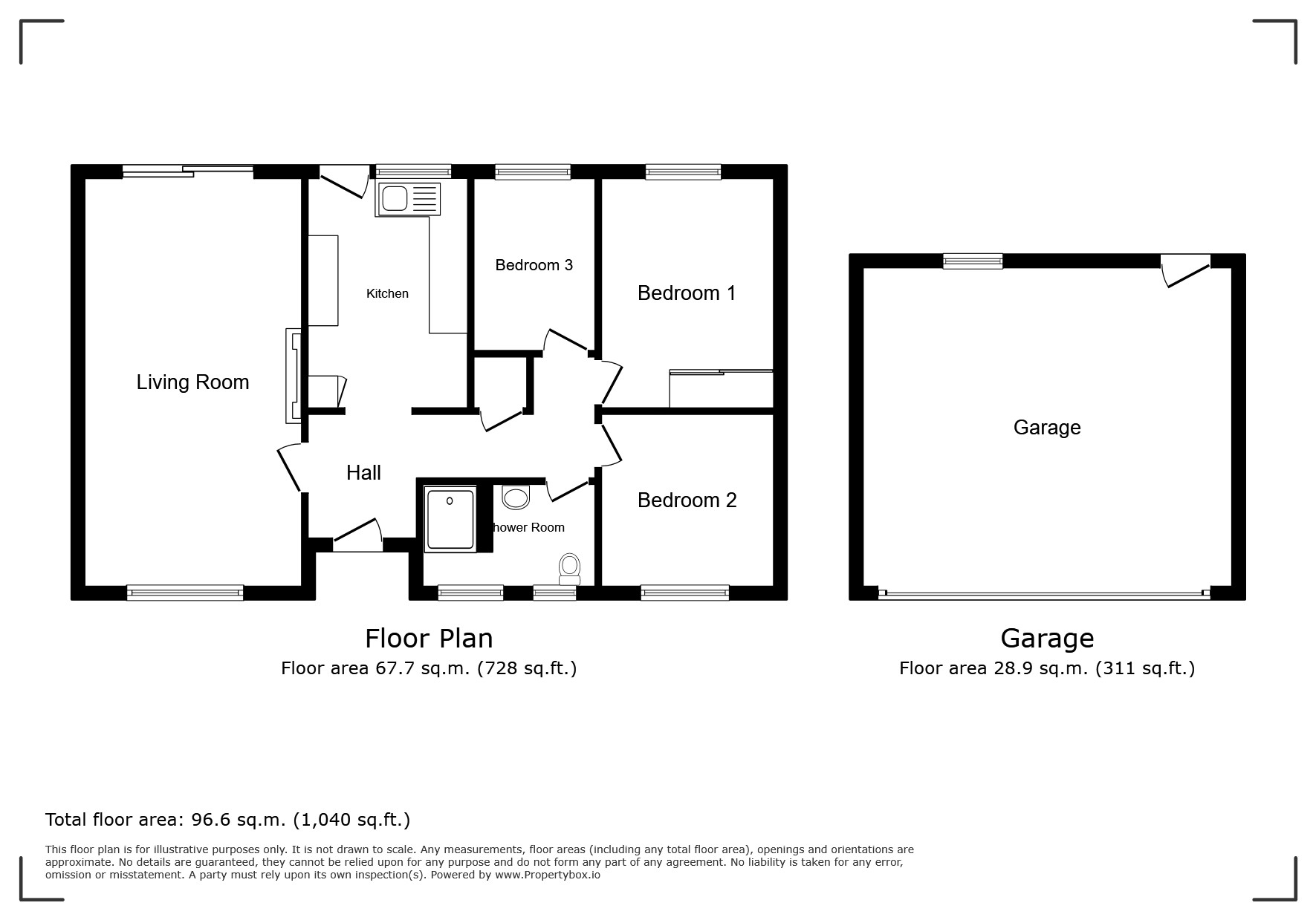 3, Oaklands Close, Isle of Wight floorplan