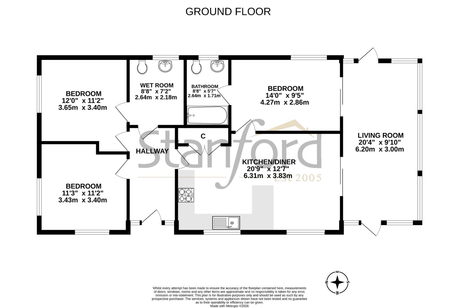 Foxgloves, The Meadows, Centaury Gardens, Eastleigh floorplan