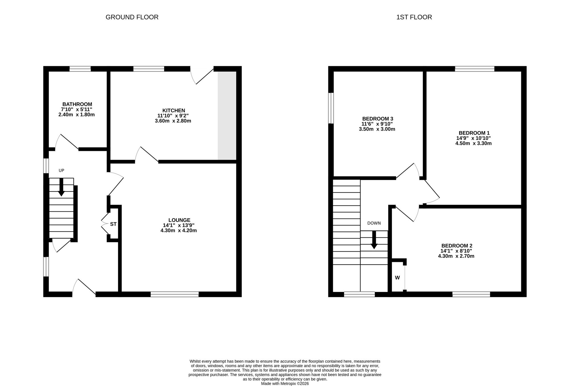 1 Glebe Crescent, Alva floorplan