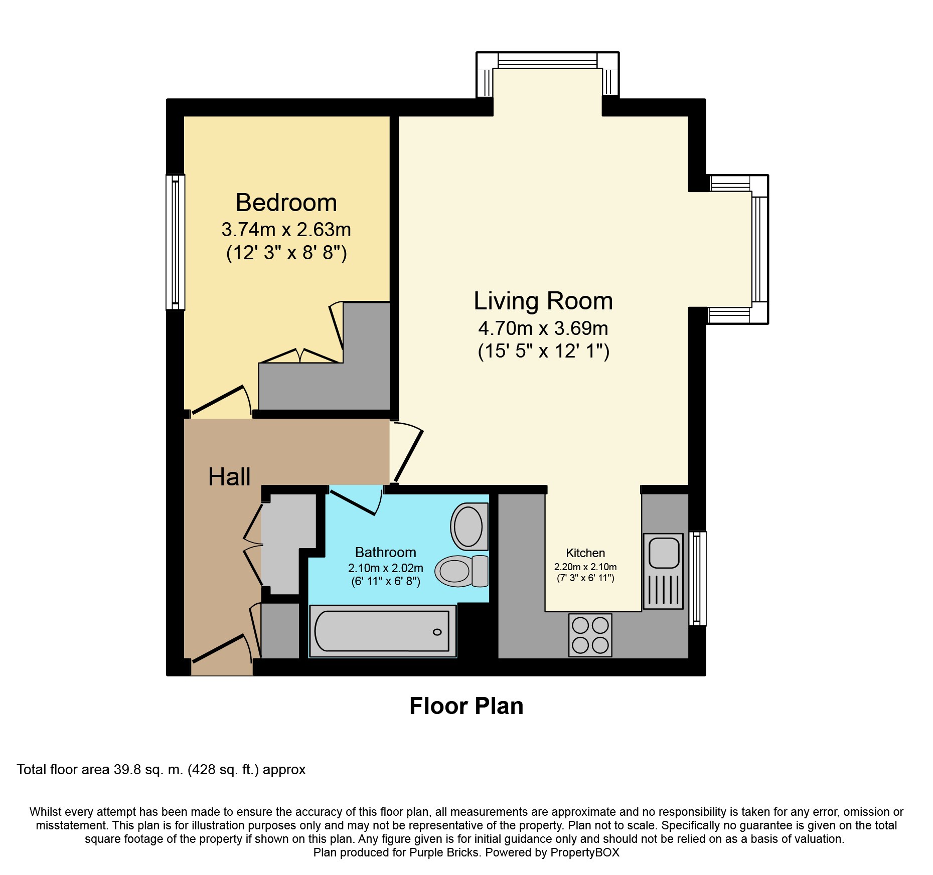 1 Bedrooms Flat for sale in Wensum Drive, Didcot OX11