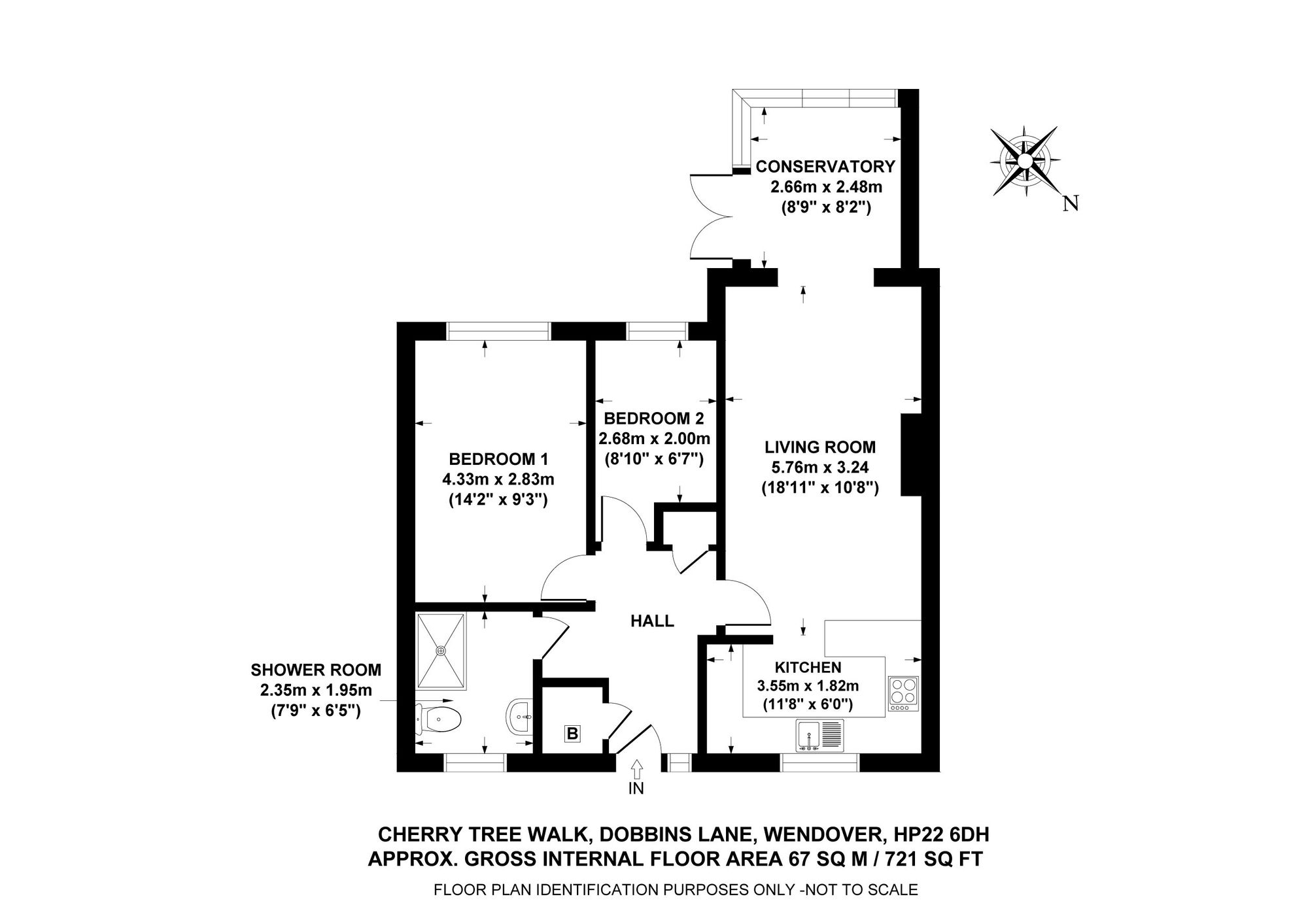 1 Cherry Tree Walk, Aylesbury floorplan