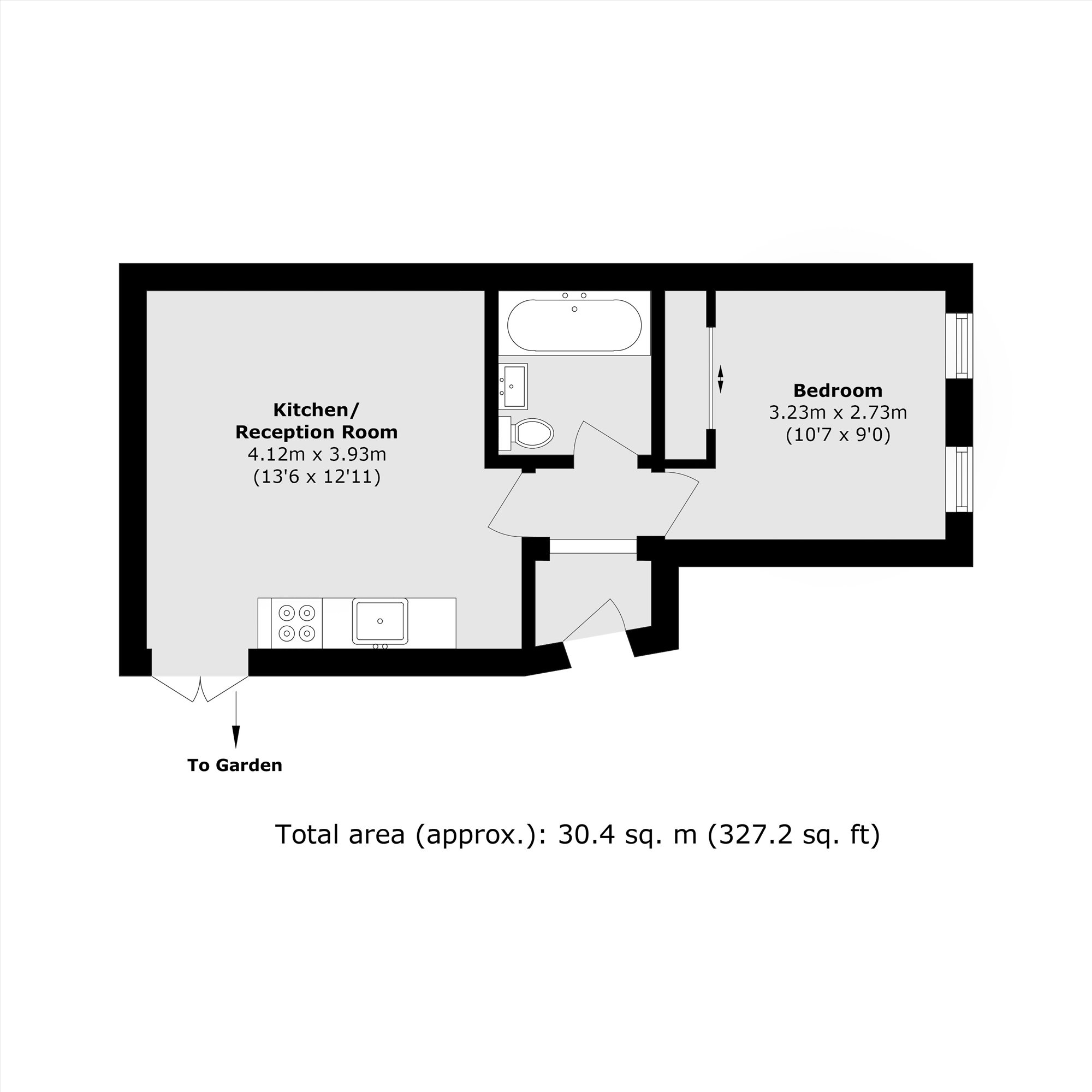 2 Gresham Mews, 5, Reynolds Road, London floorplan