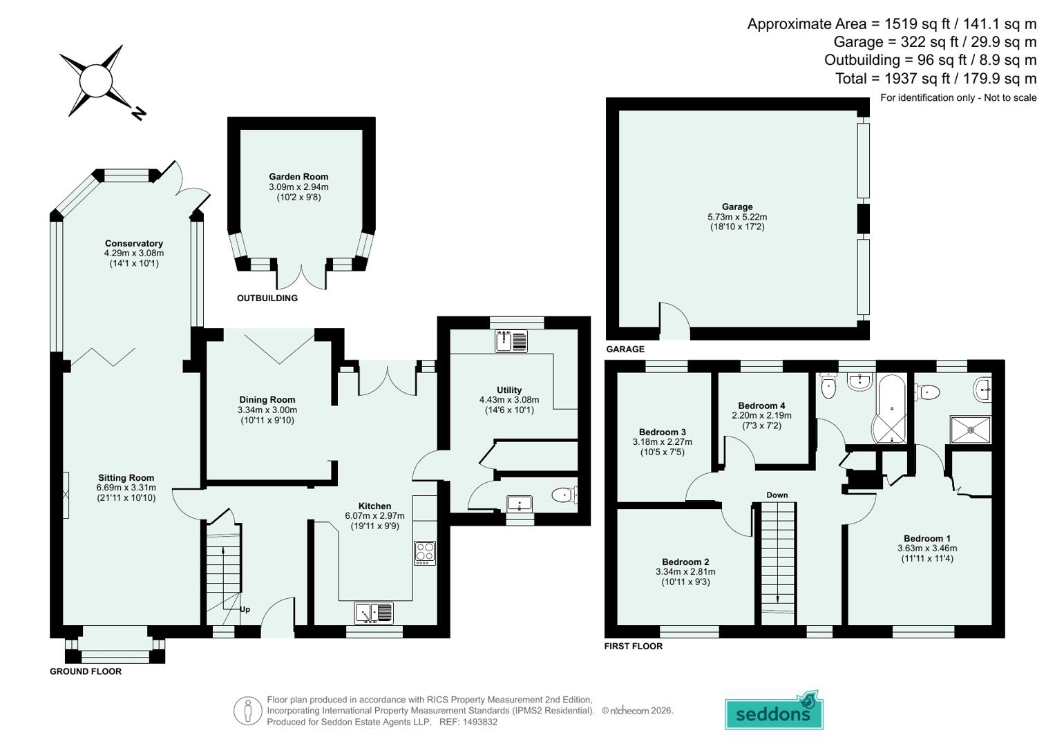 2, Webbers Way, Cullompton floorplan