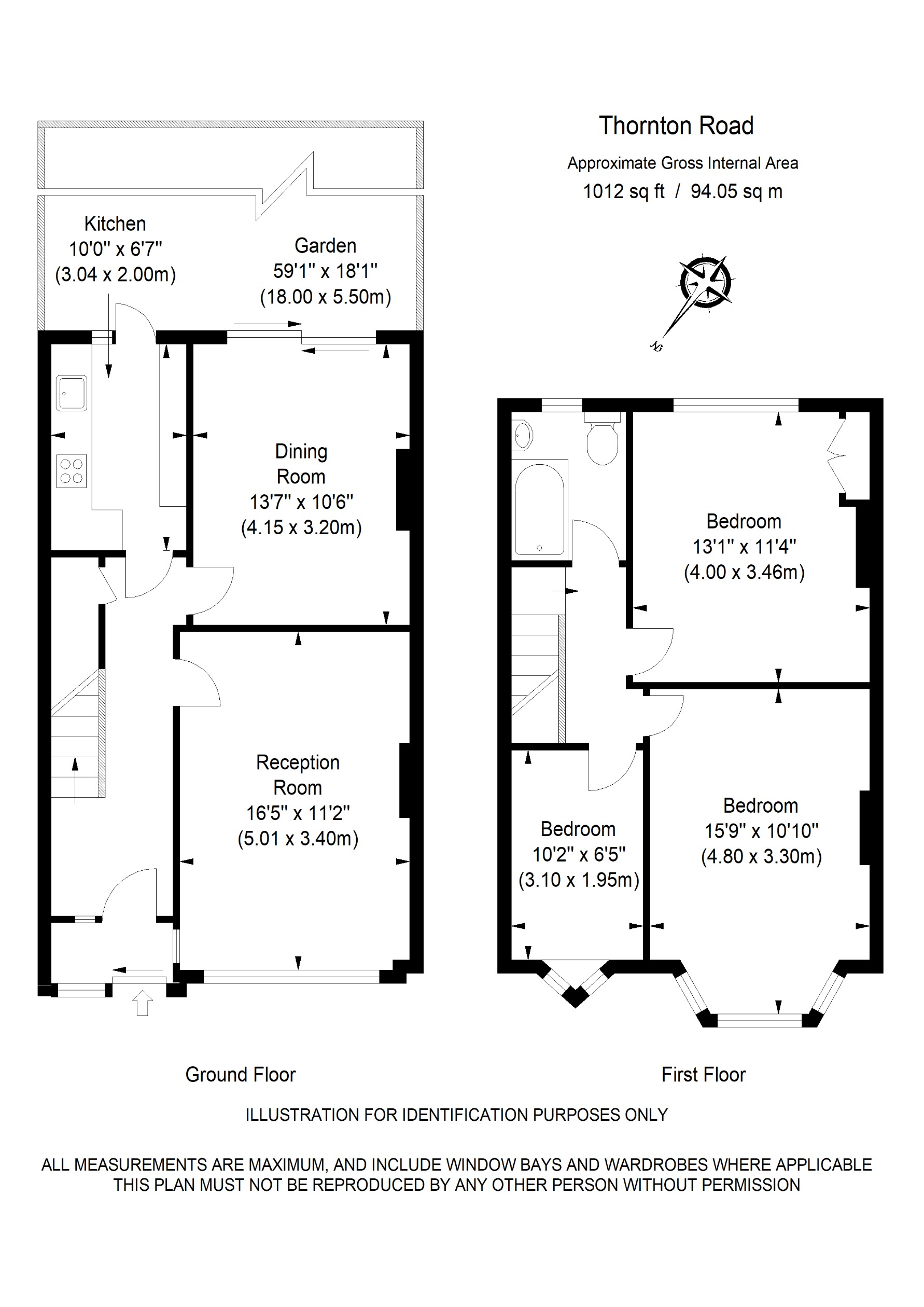 47, Thornton Road, Croydon floorplan