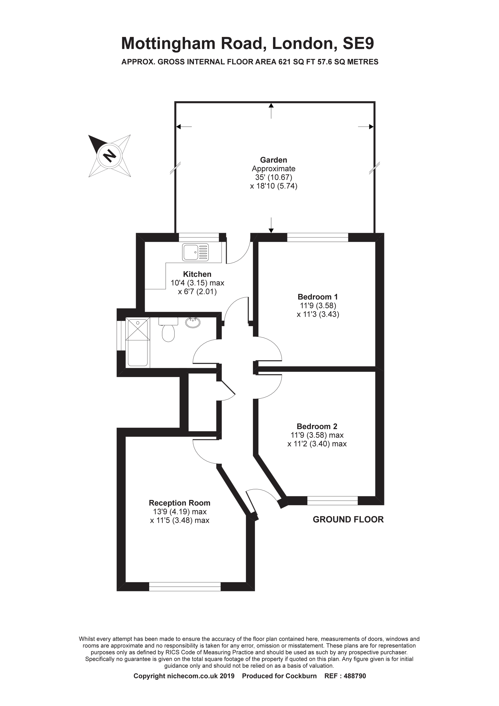 2 Bedrooms Maisonette for sale in Mottingham Road, London SE9