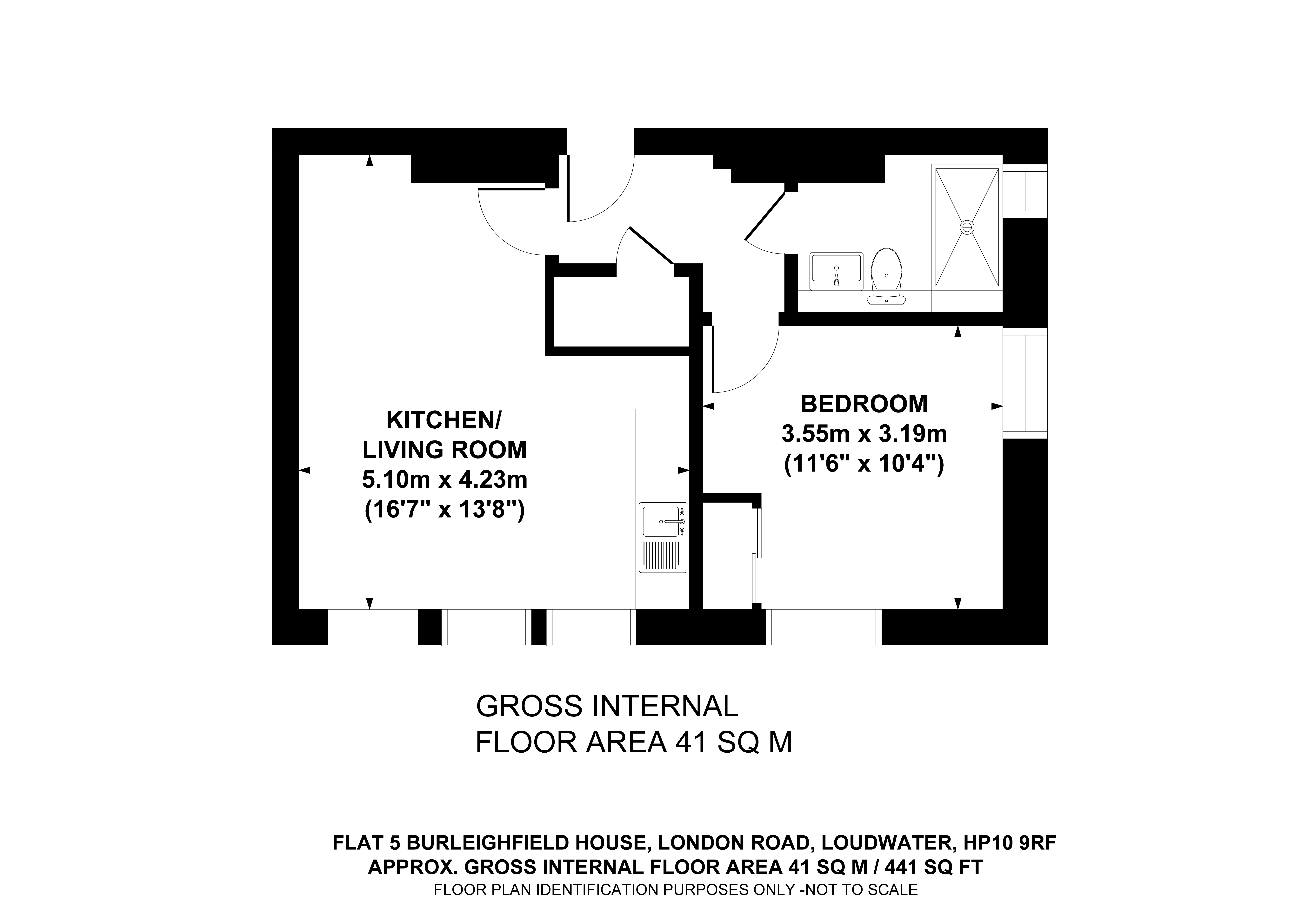Burleighfield House,, Flat 5, High Wycombe floorplan