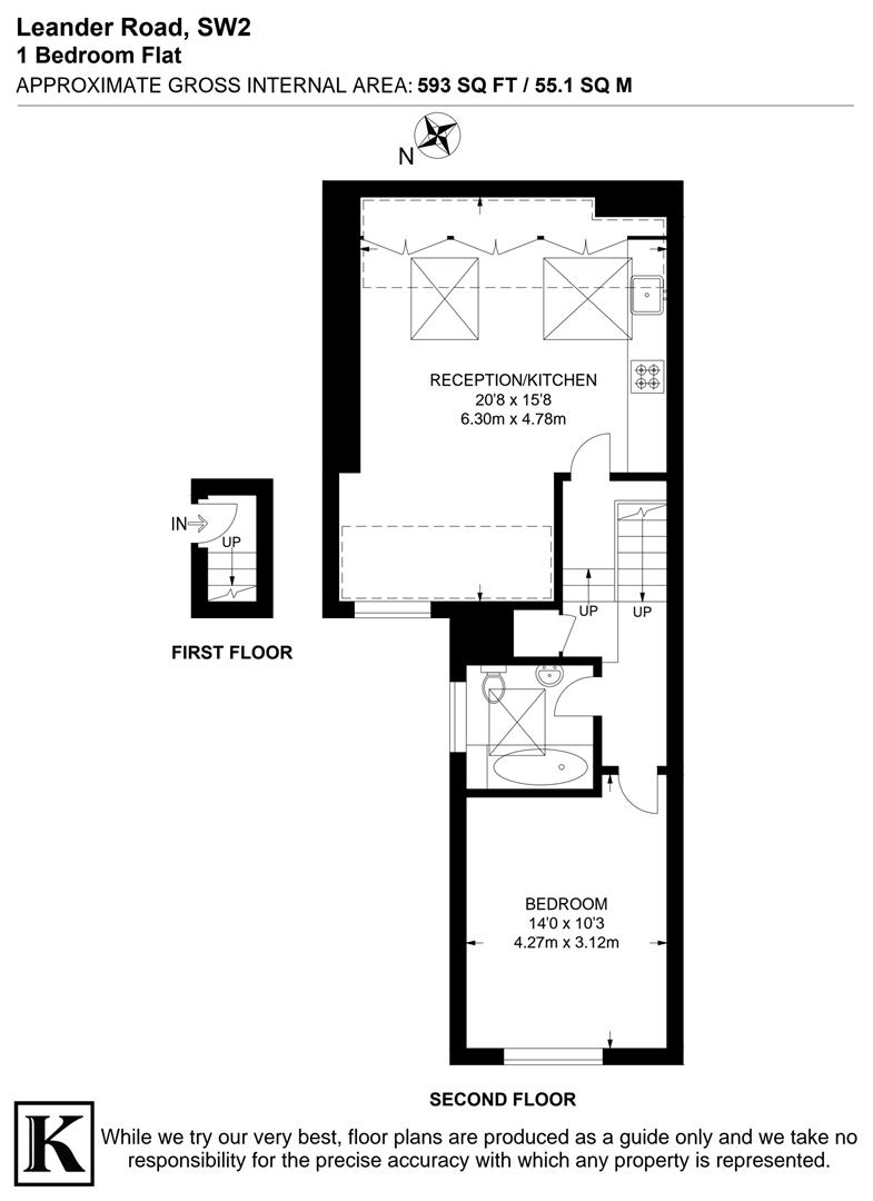 132c, Leander Road, London floorplan