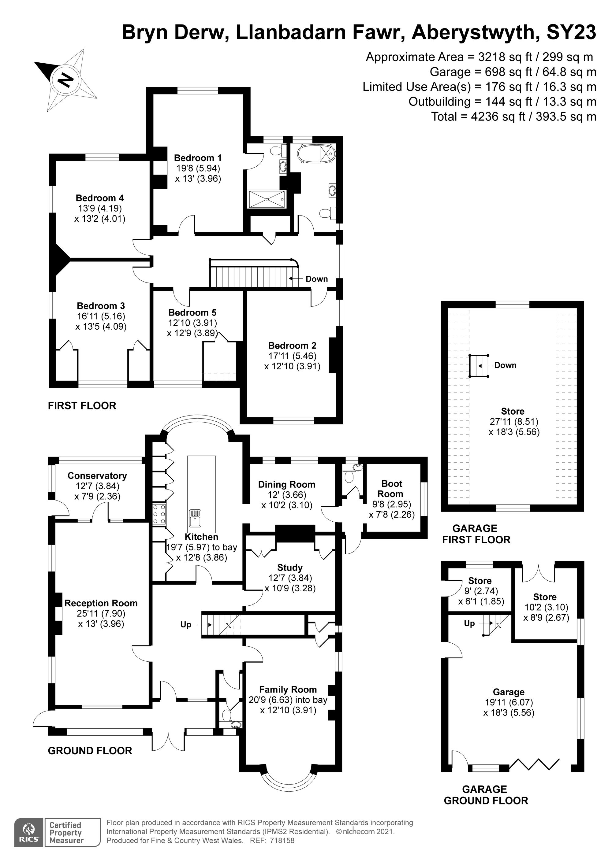 Bryn Derw, Aberystwyth floorplan
