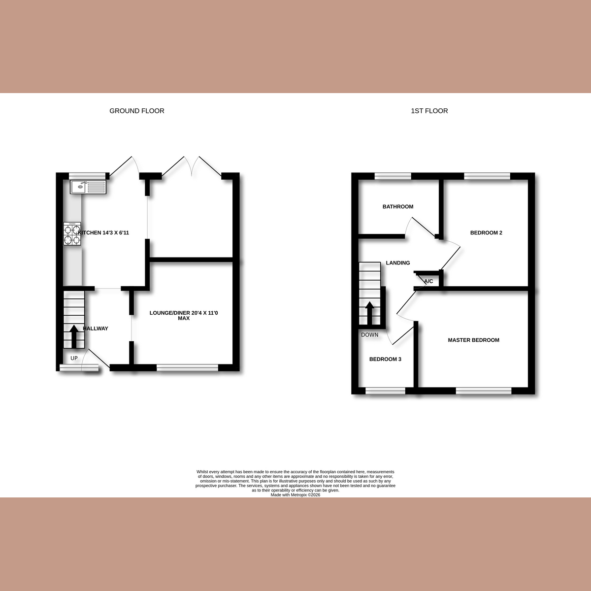 45, Clickett Hill, Basildon floorplan