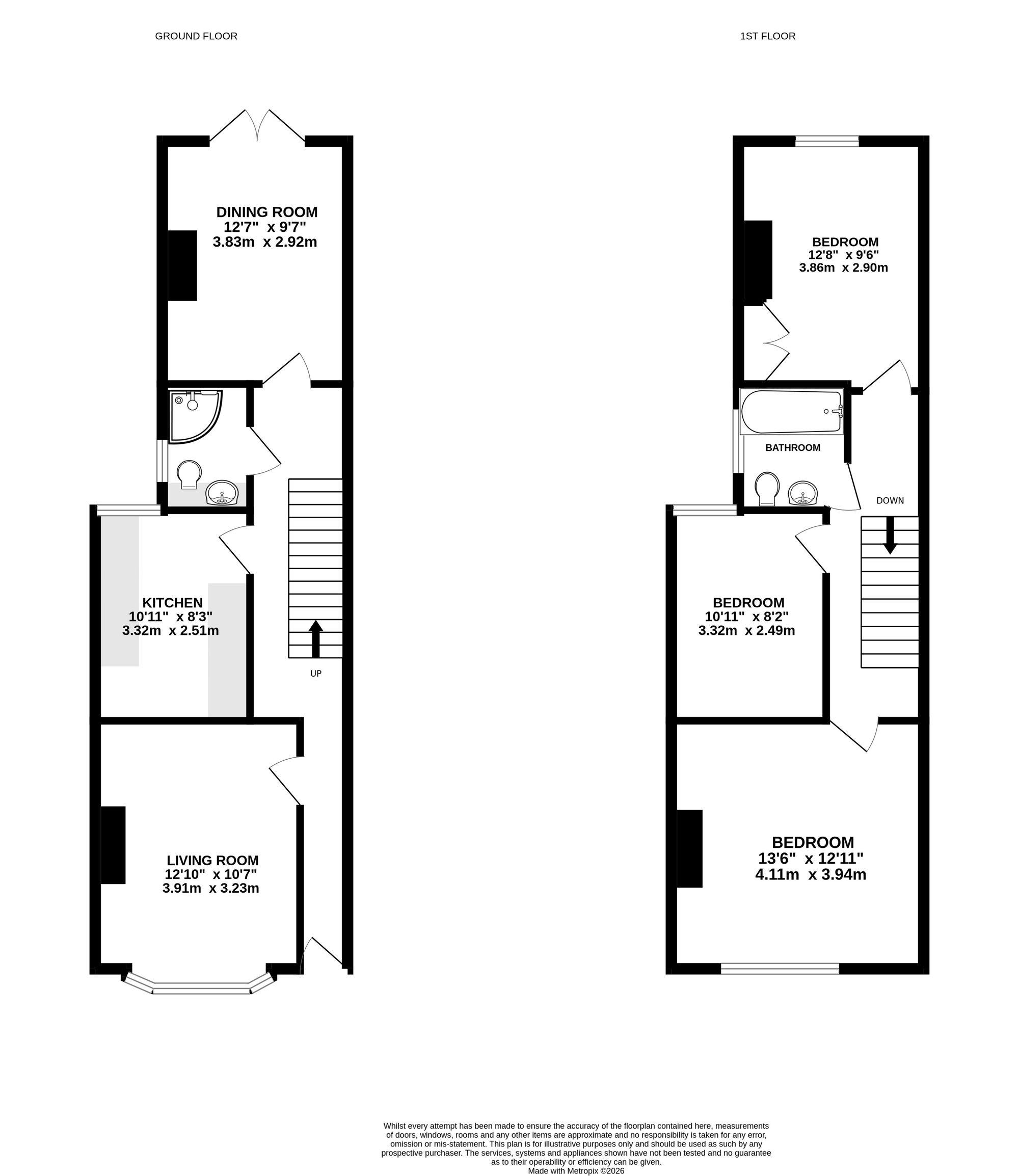 19 Bramshott Road, Southsea floorplan