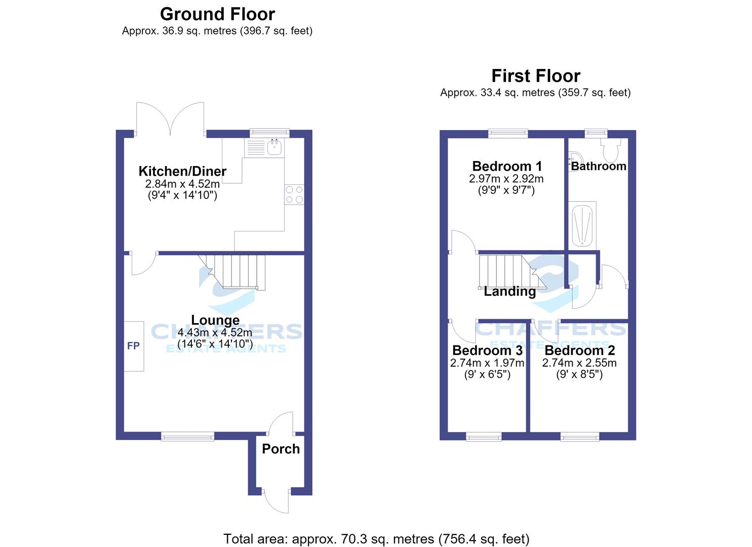 5, Cypress Way, Gillingham floorplan