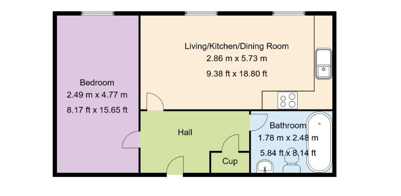 28 Linen House, Boulevard Works, Nottingham floorplan
