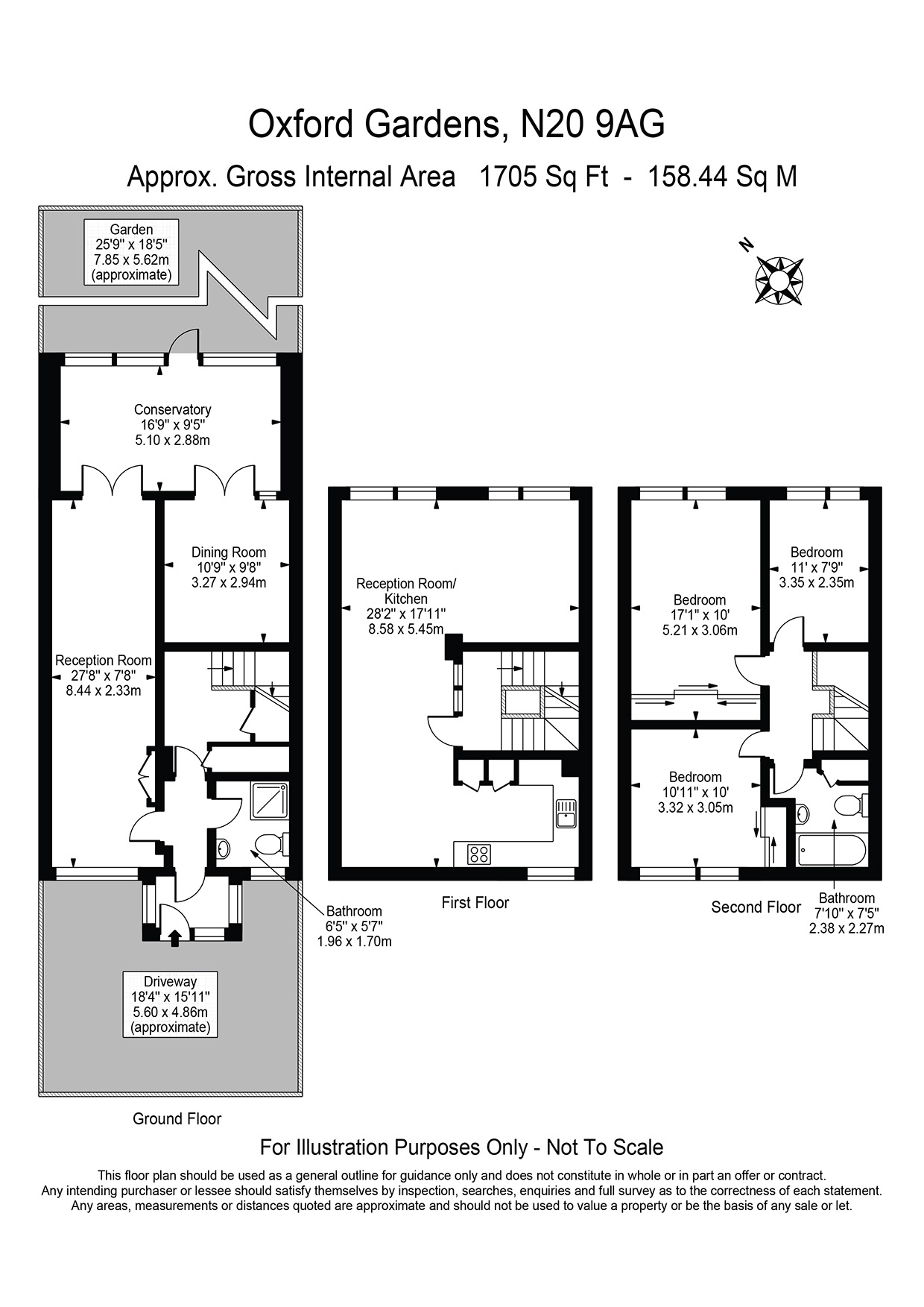 10, Oxford Gardens, London floorplan