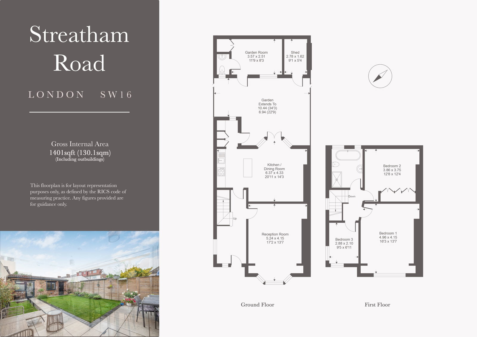 263, Streatham Road, London floorplan