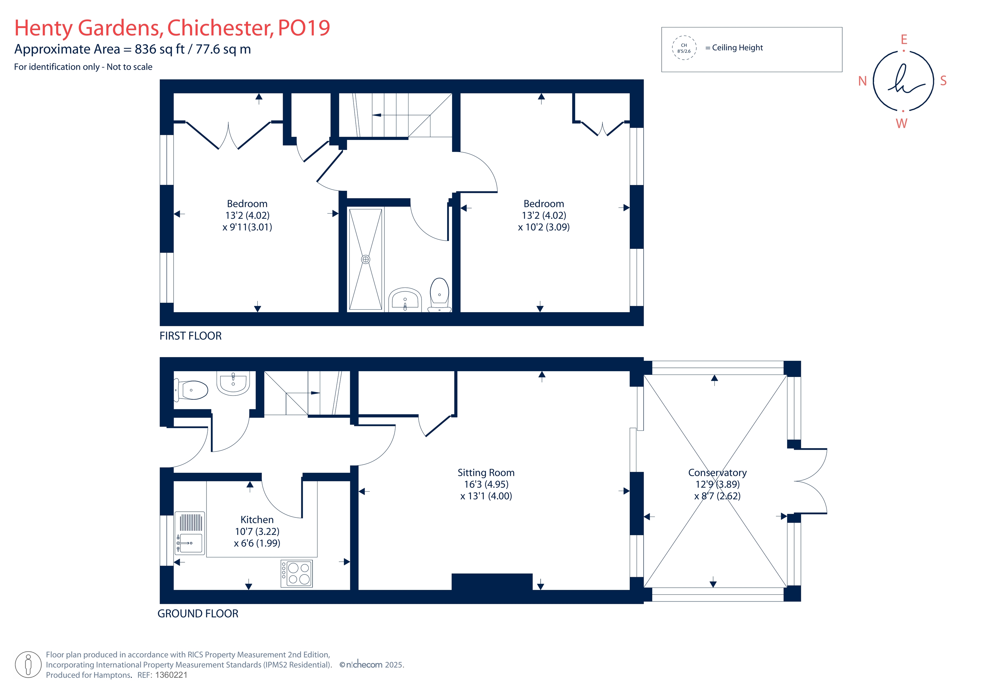 21, Henty Gardens, Chichester floorplan