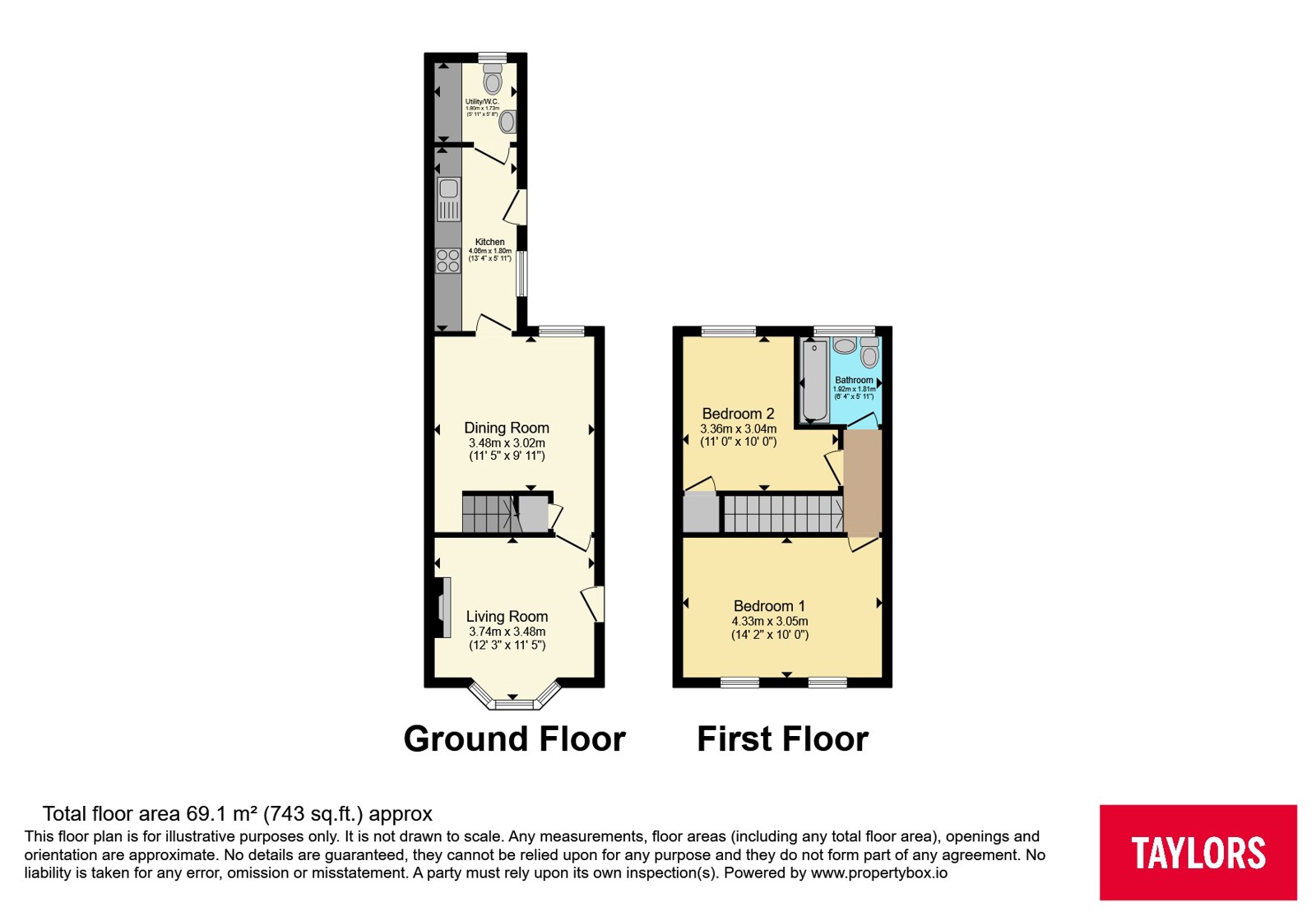 62, Regent Street, Bedfordshire floorplan