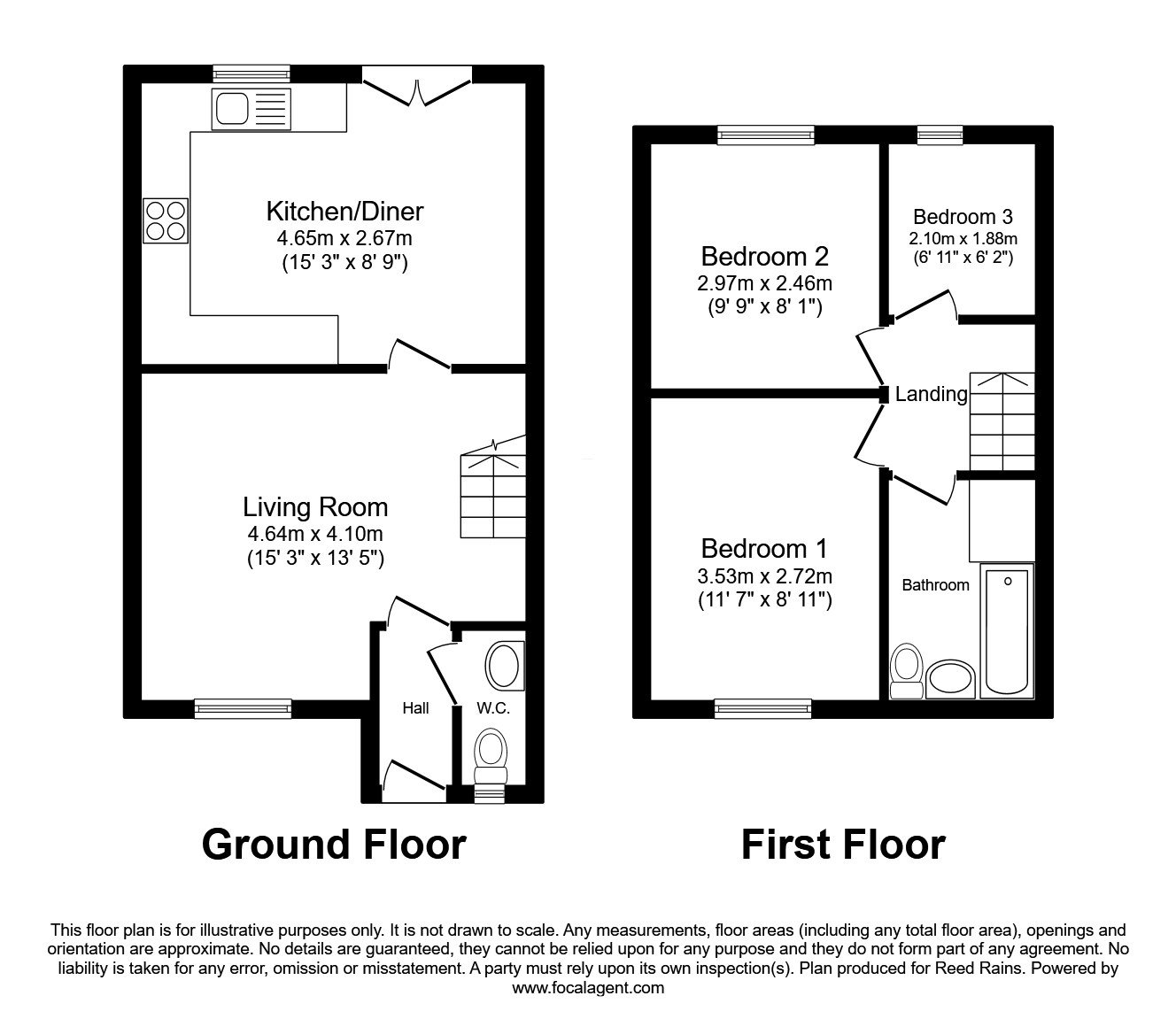 12, Dean Lane, Manchester floorplan