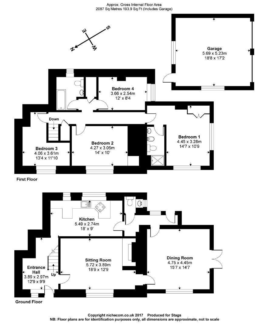 2 Preston Cottages, Preston Bowyer, Taunton floorplan