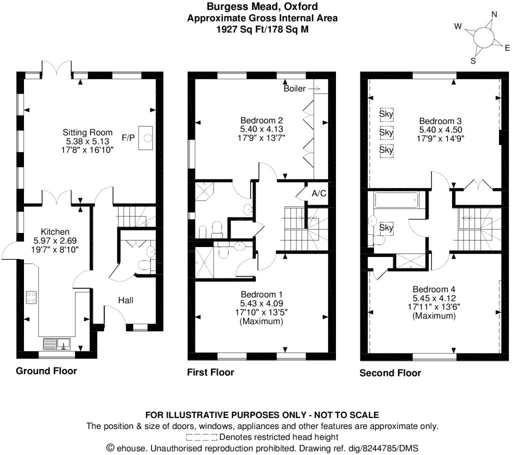 1, Burgess Mead, Oxford floorplan
