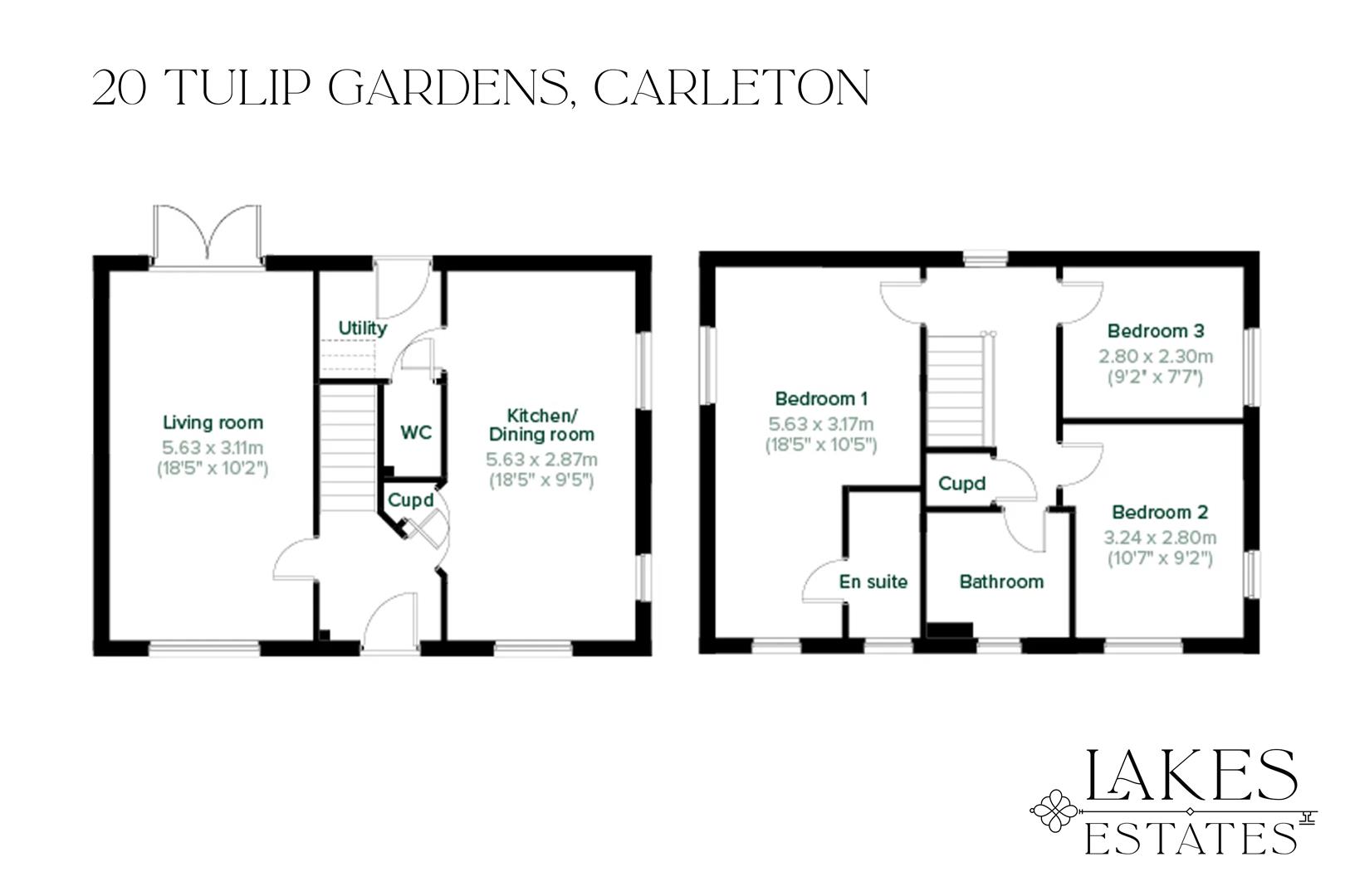 20, Tulip Gardens, Penrith floorplan
