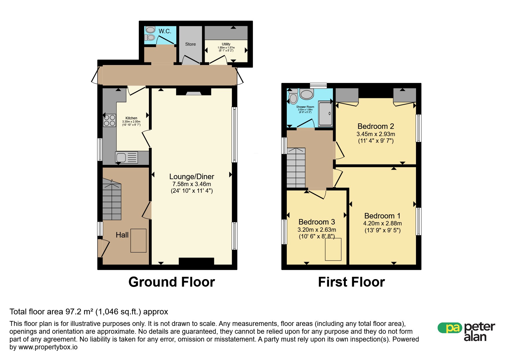 Maen Dy, Merthyr Tydfil floorplan