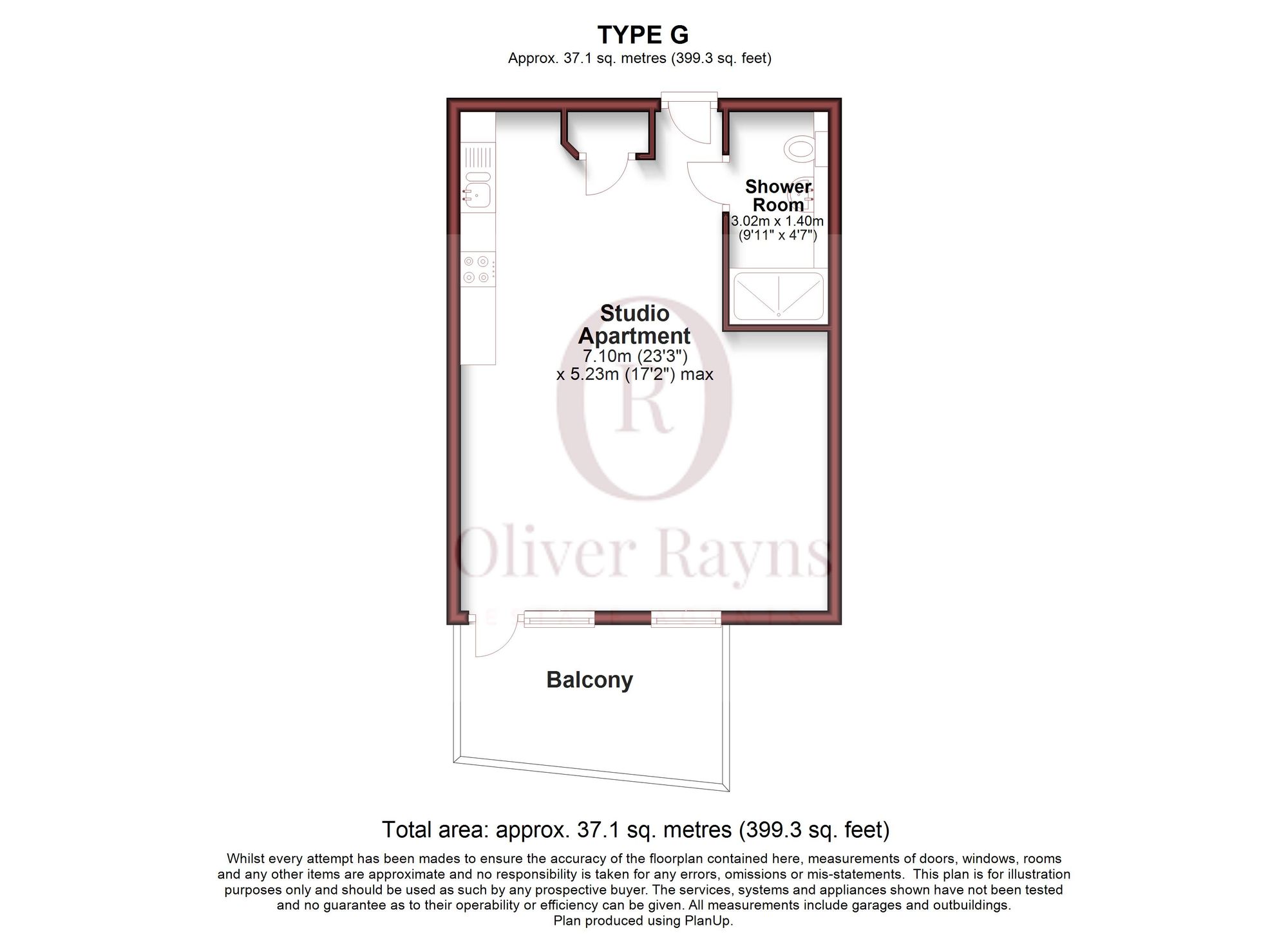 Apartment 39 - The Robo, 19-23, Burleys Way, Leicester floorplan