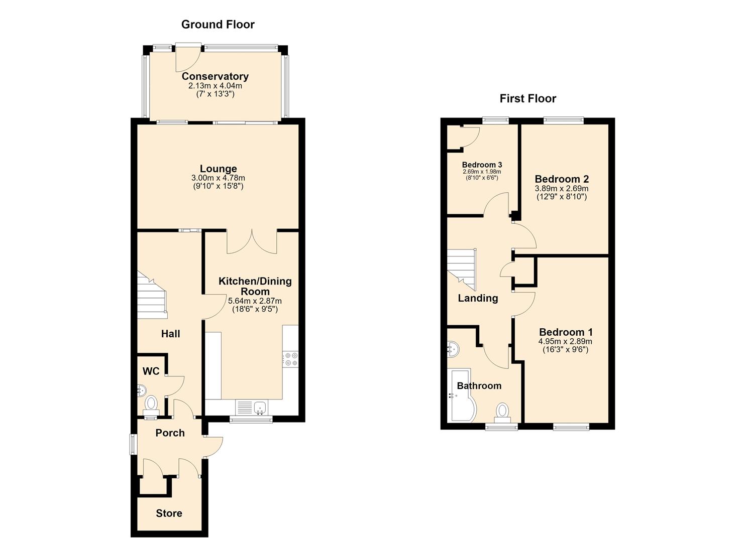 4, Rutherglen Drive, Hull floorplan