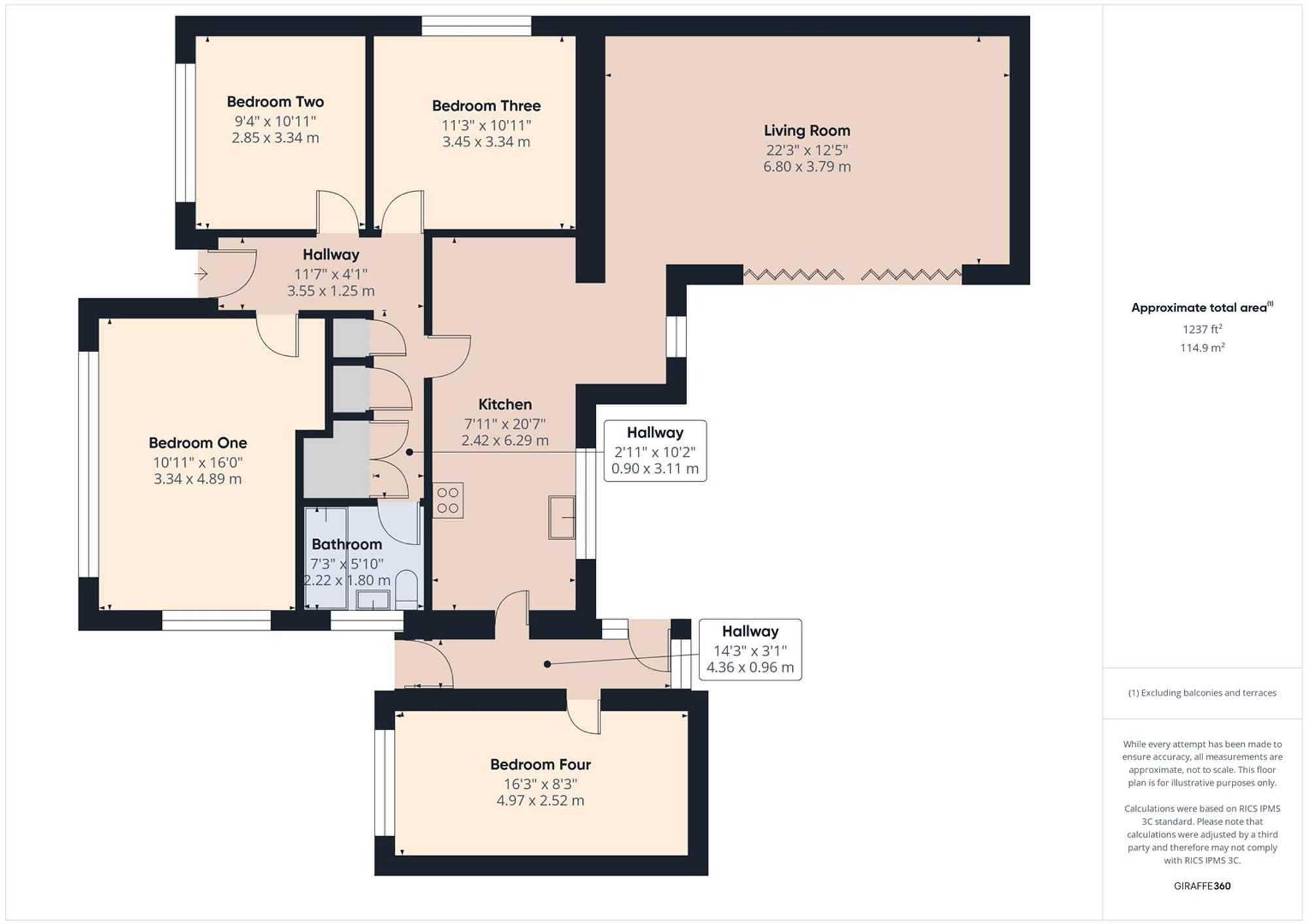 34 Priory Close, Sheringham floorplan
