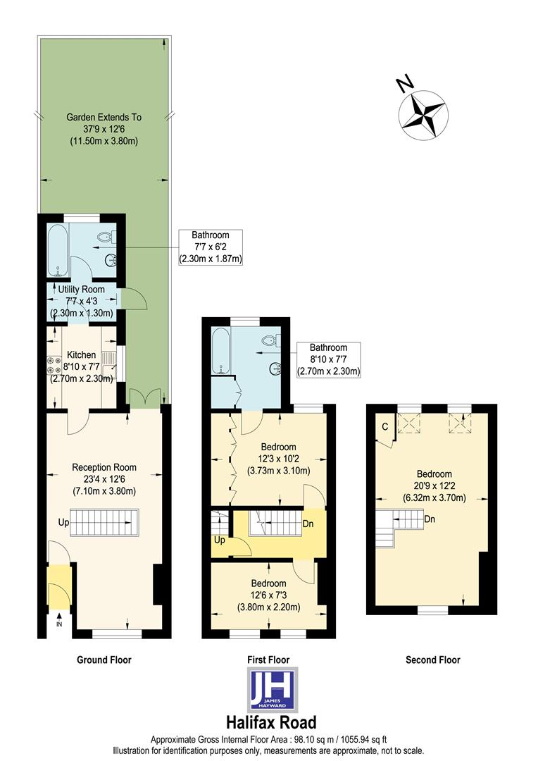 58, Halifax Road, Enfield floorplan