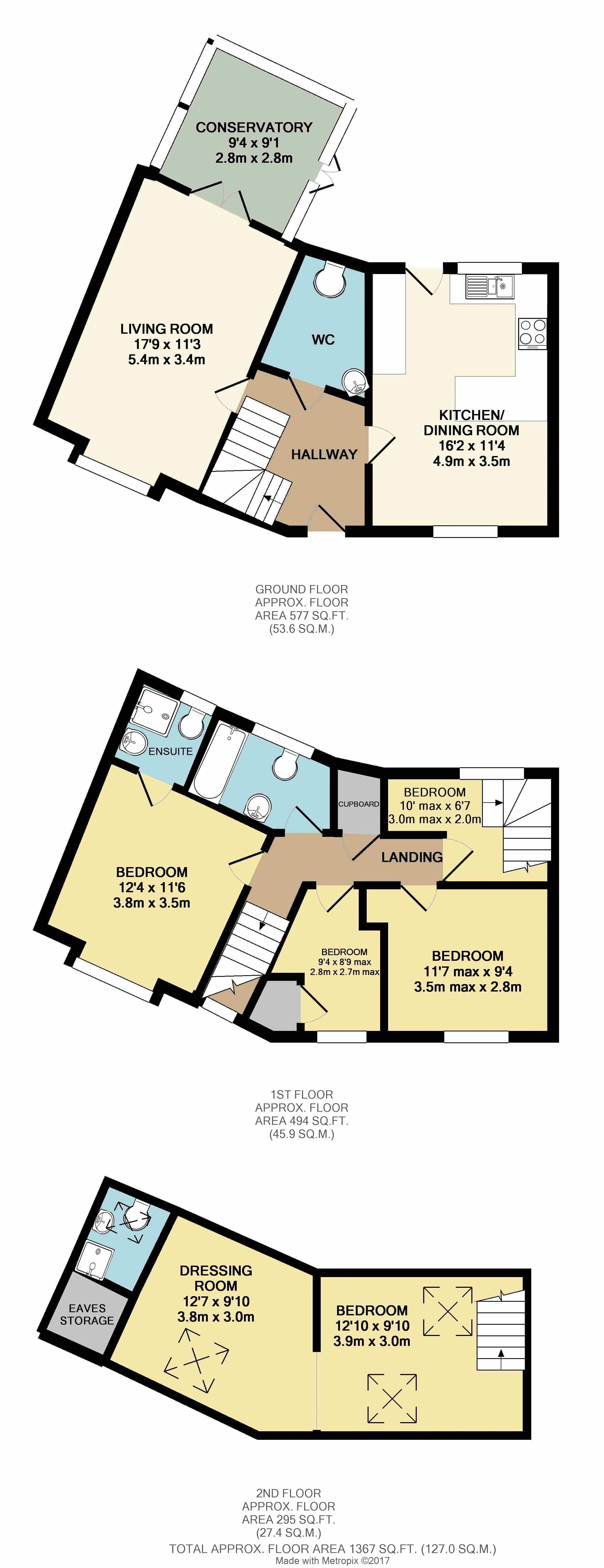 36, Fleetwood Gardens, Plymouth floorplan