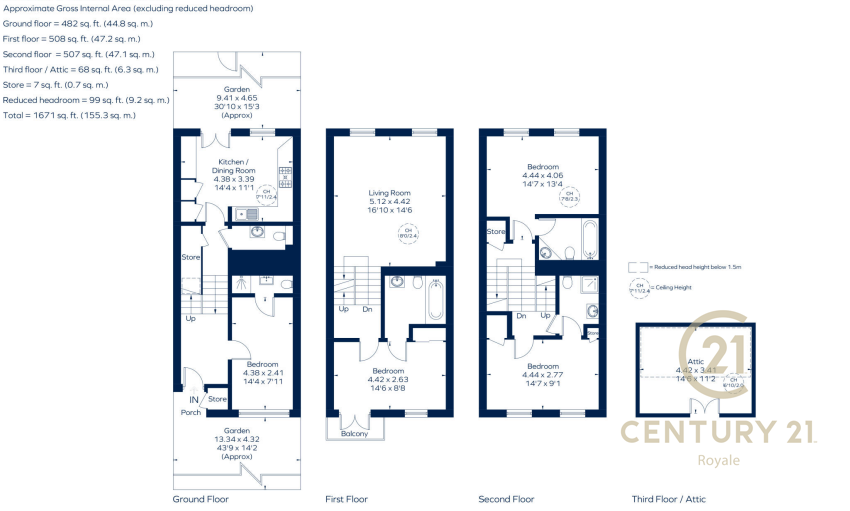 4, Kersfield Road, LONDON floorplan