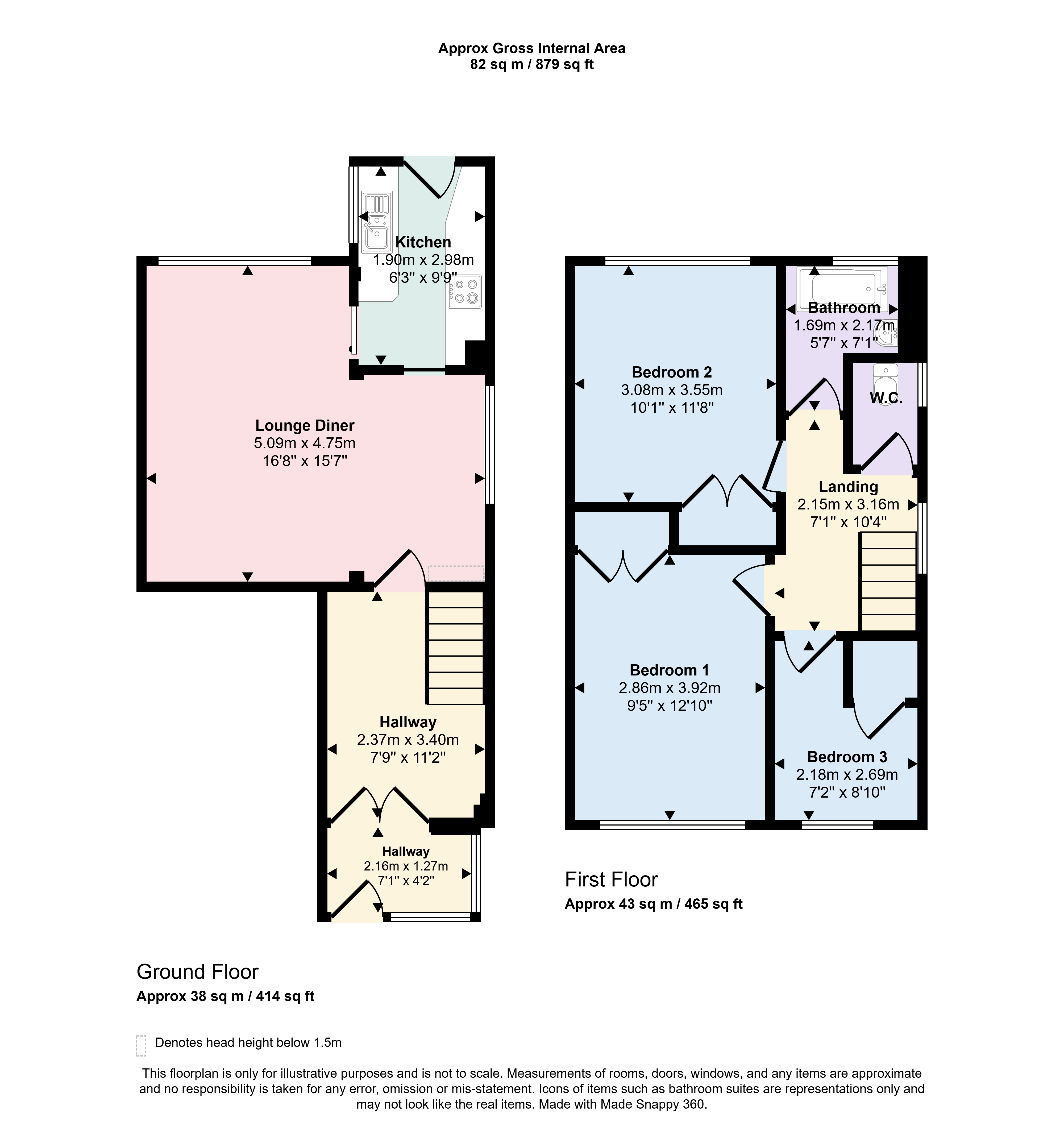 11, Mickleden Avenue, Preston floorplan