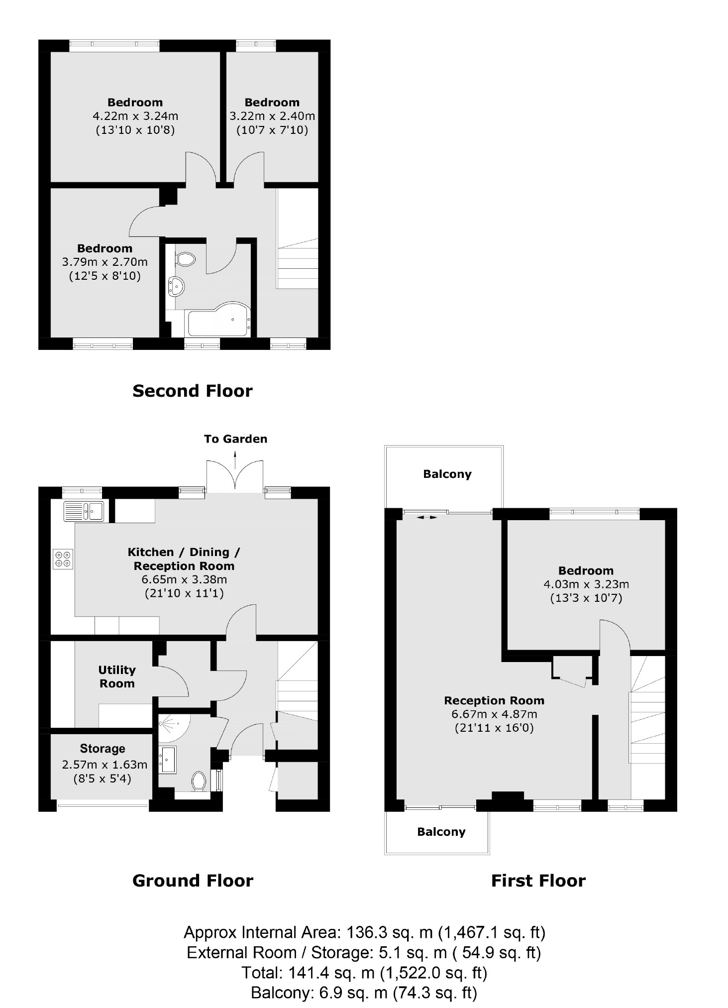 79, Kenton Avenue, Sunbury-On-Thames floorplan