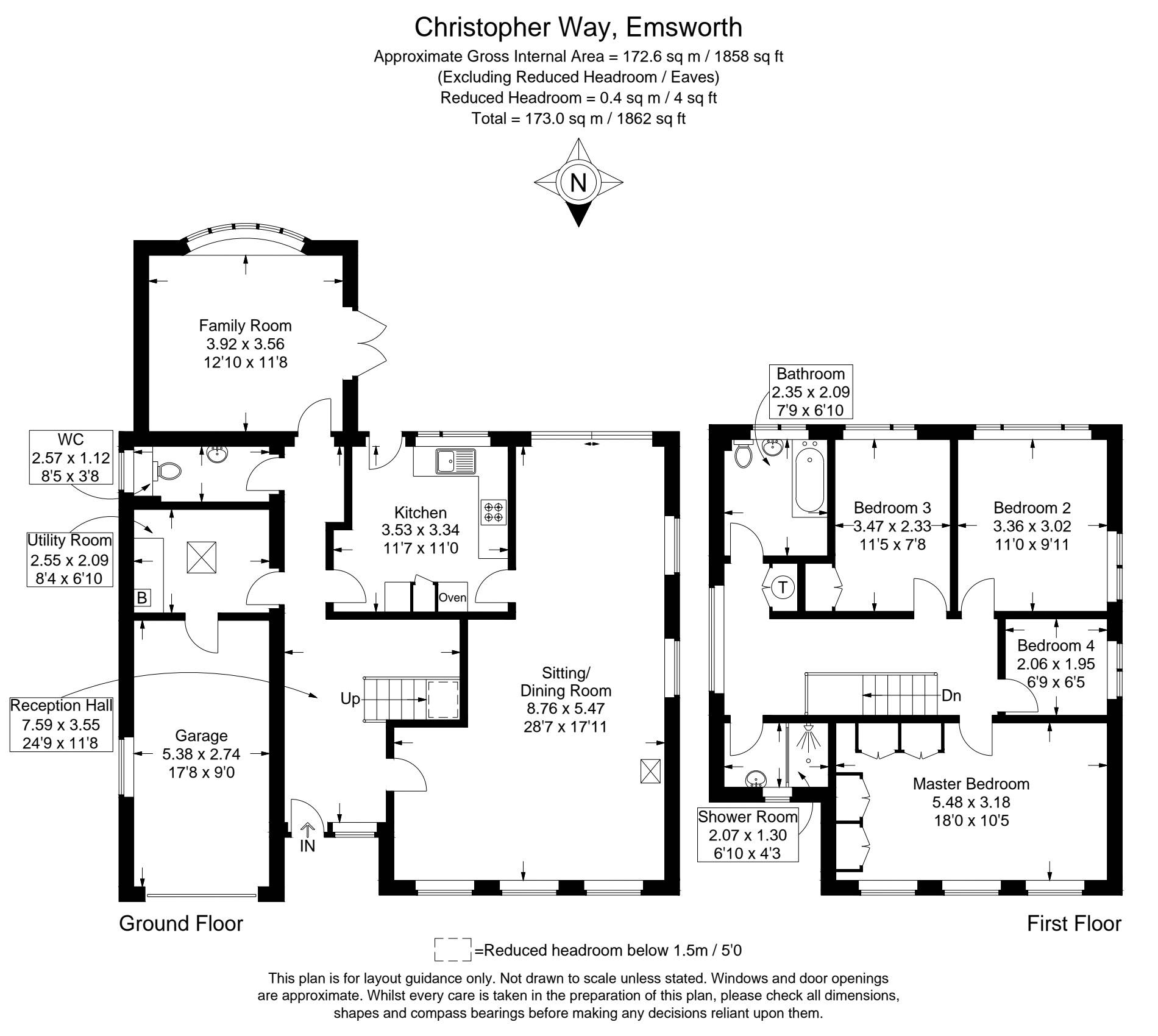 1, Christopher Way, Emsworth floorplan
