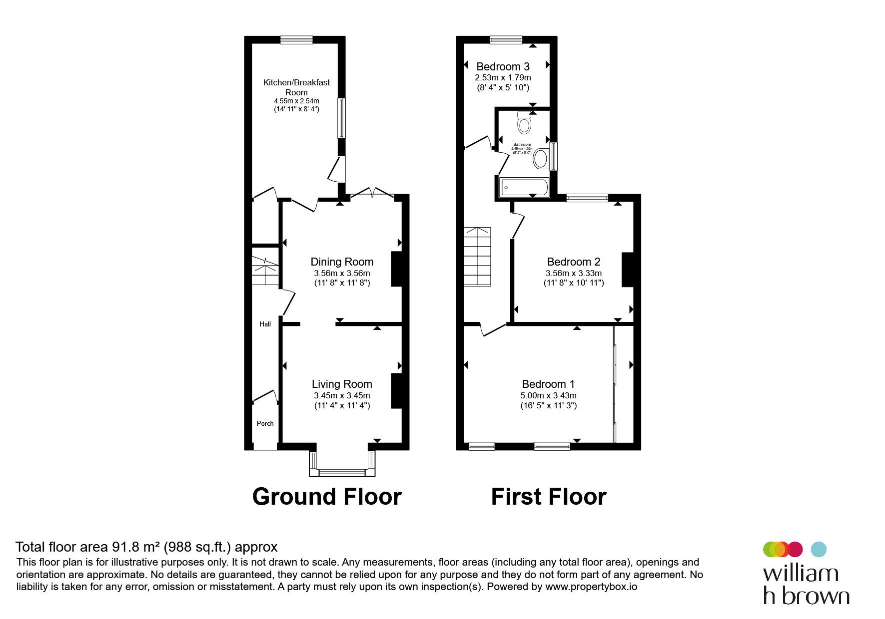 48, College Street, Wellingborough floorplan