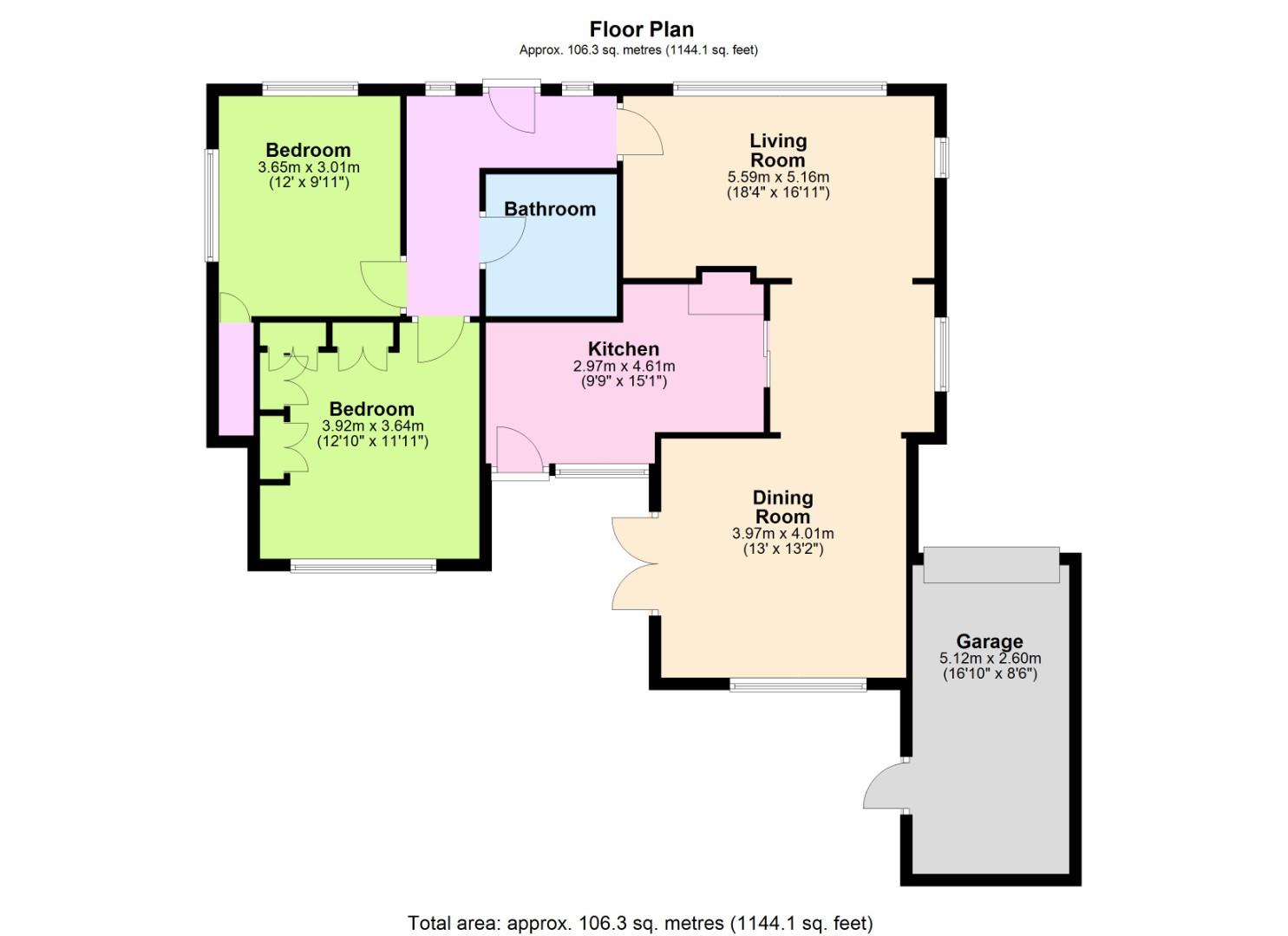 Church Close, Lancing floorplan